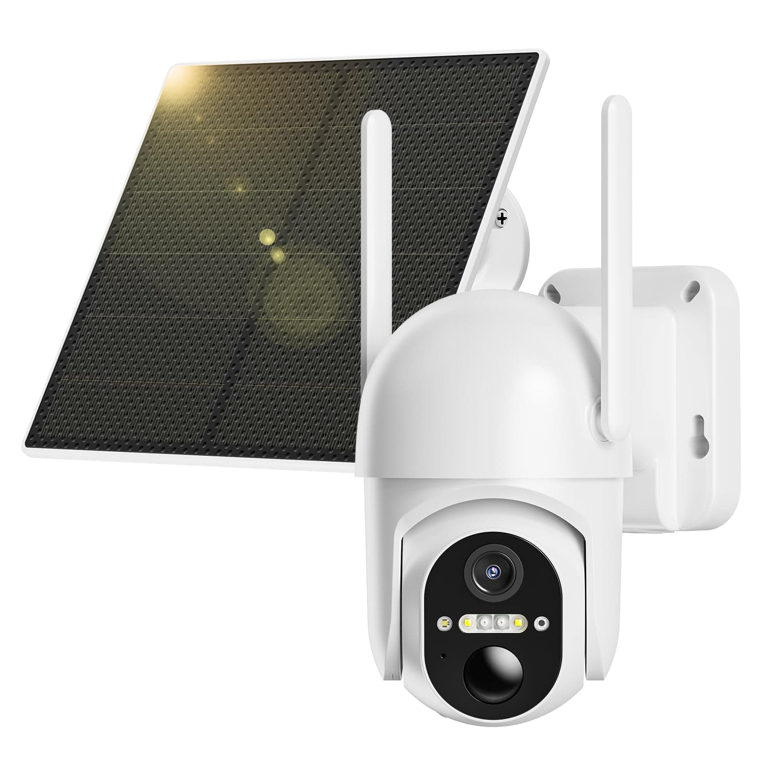 Ebitcam 4G LTE Cellular Security Camera Includes Memory Card & SIM Card(Support Verizon/AT&T/T-Mobile), 2K Solar Outdoor Cam Wireless Without WiFi Needed, 360° Live View, Color Night Vision