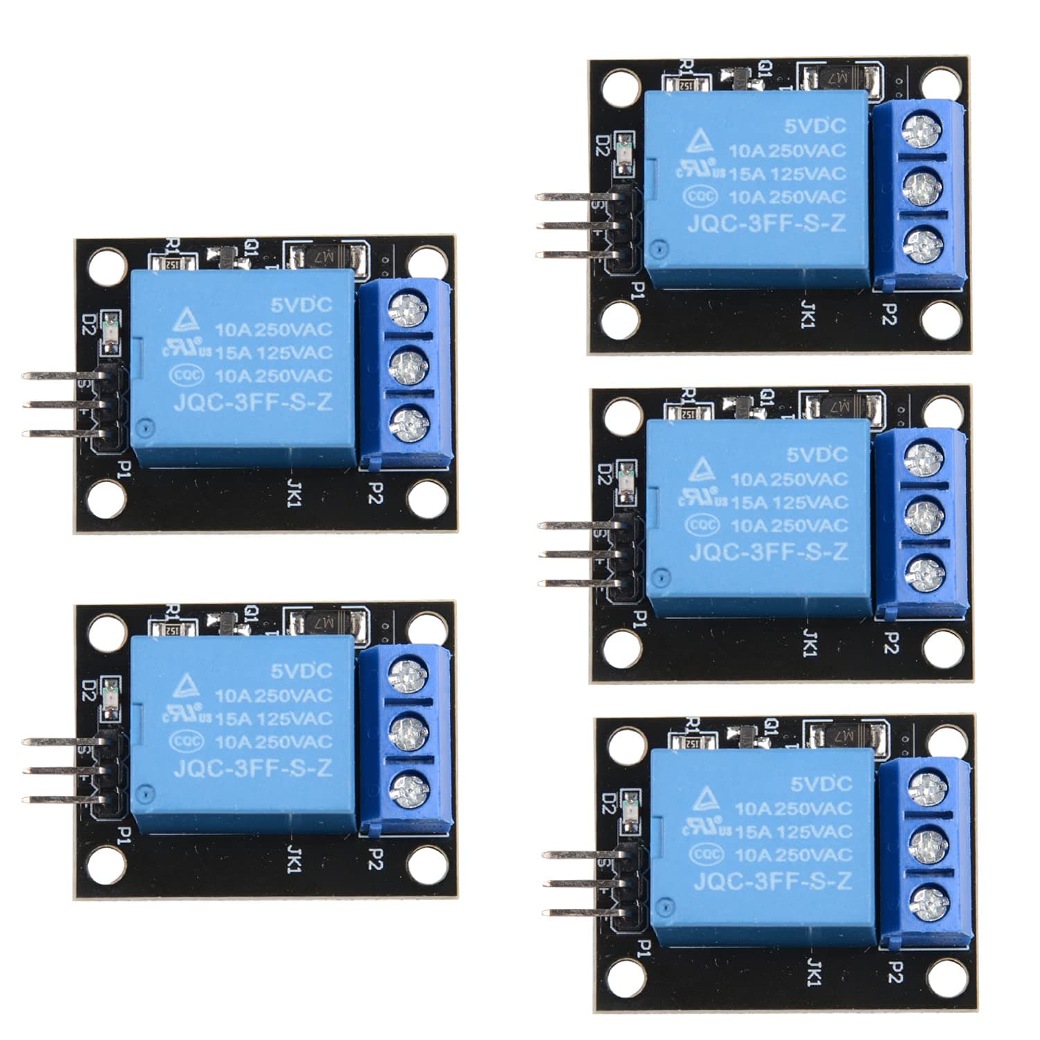 5pcs/lot 5V 1 Channel Relay Module Board Shield Relay Board Ky-019