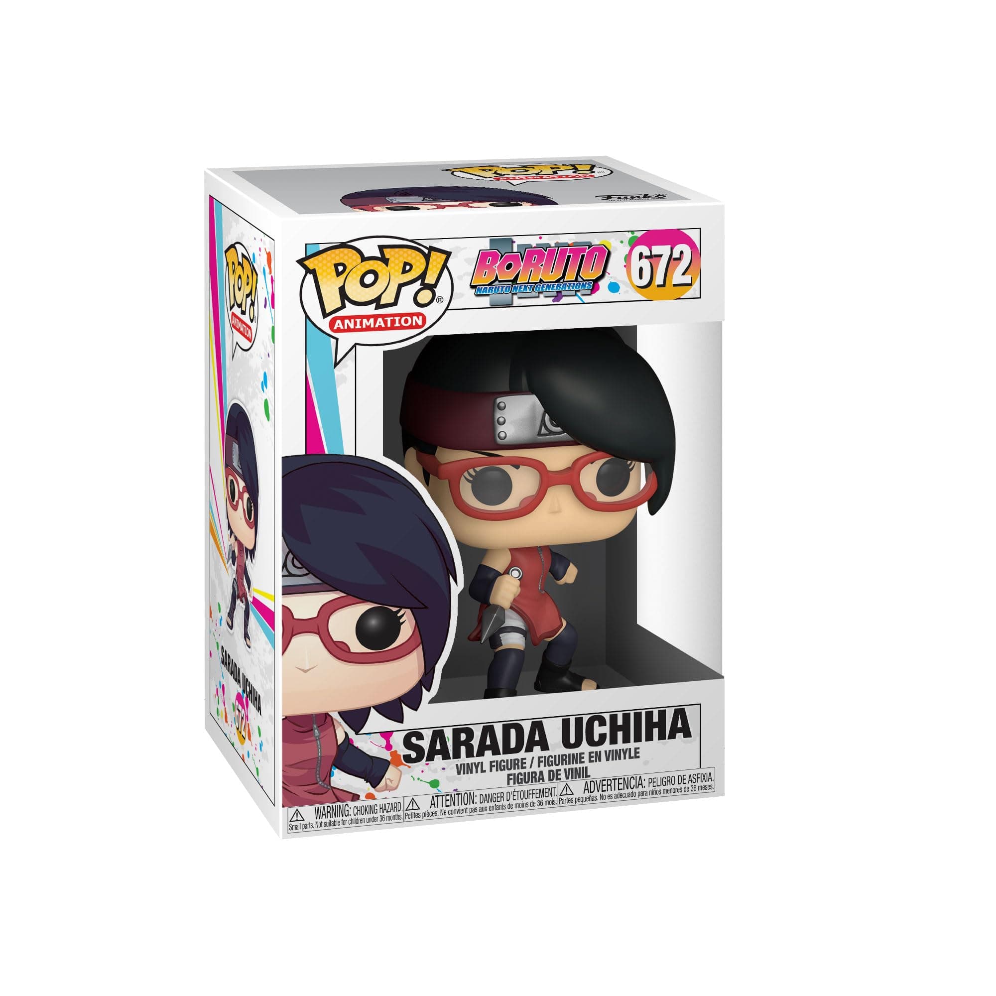 Pop! Animation: Boruto - Sarada Uchiha, Multicolor, Model:45426,