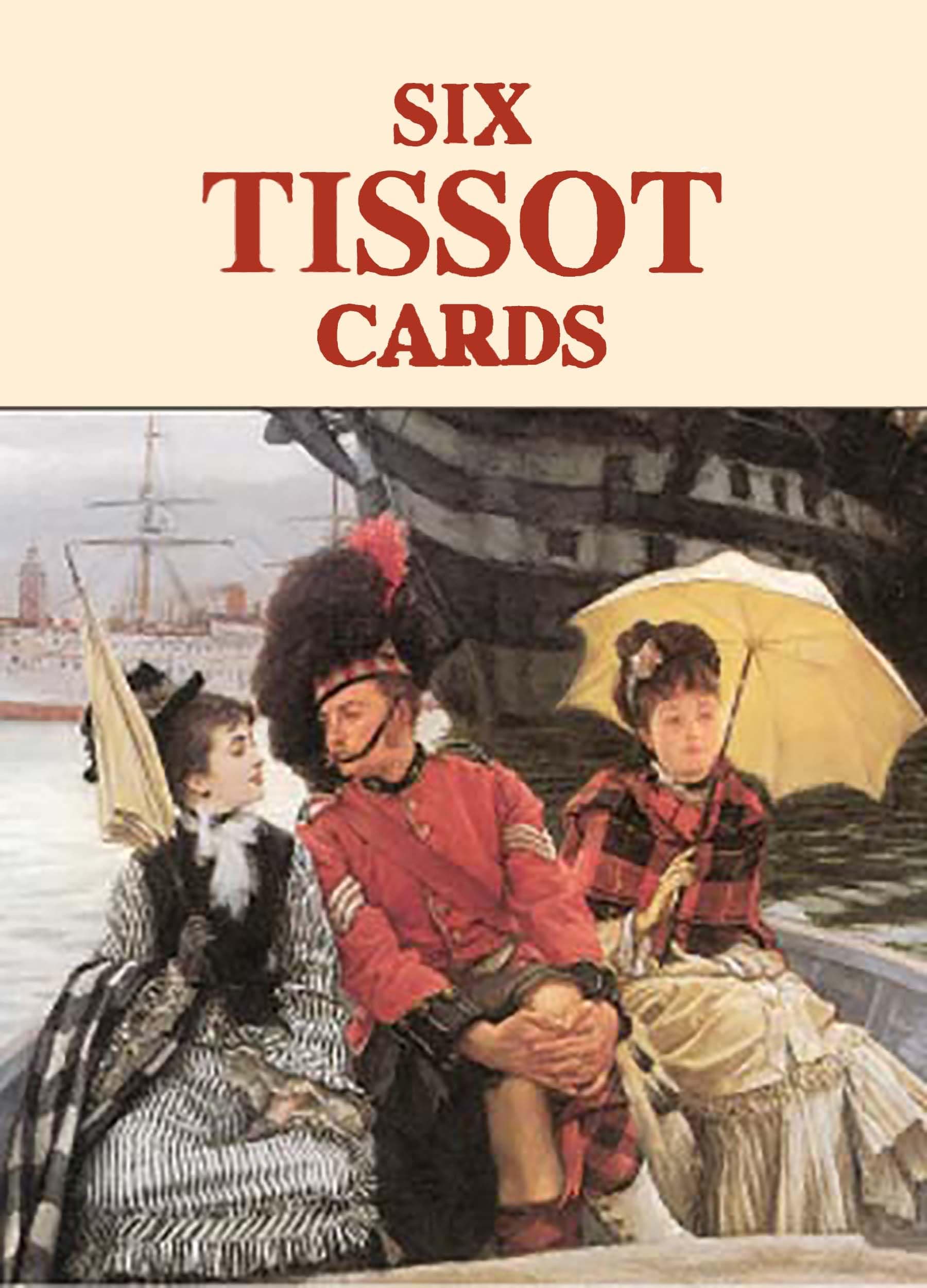 Six Tissot Cards (Dover Postcards)