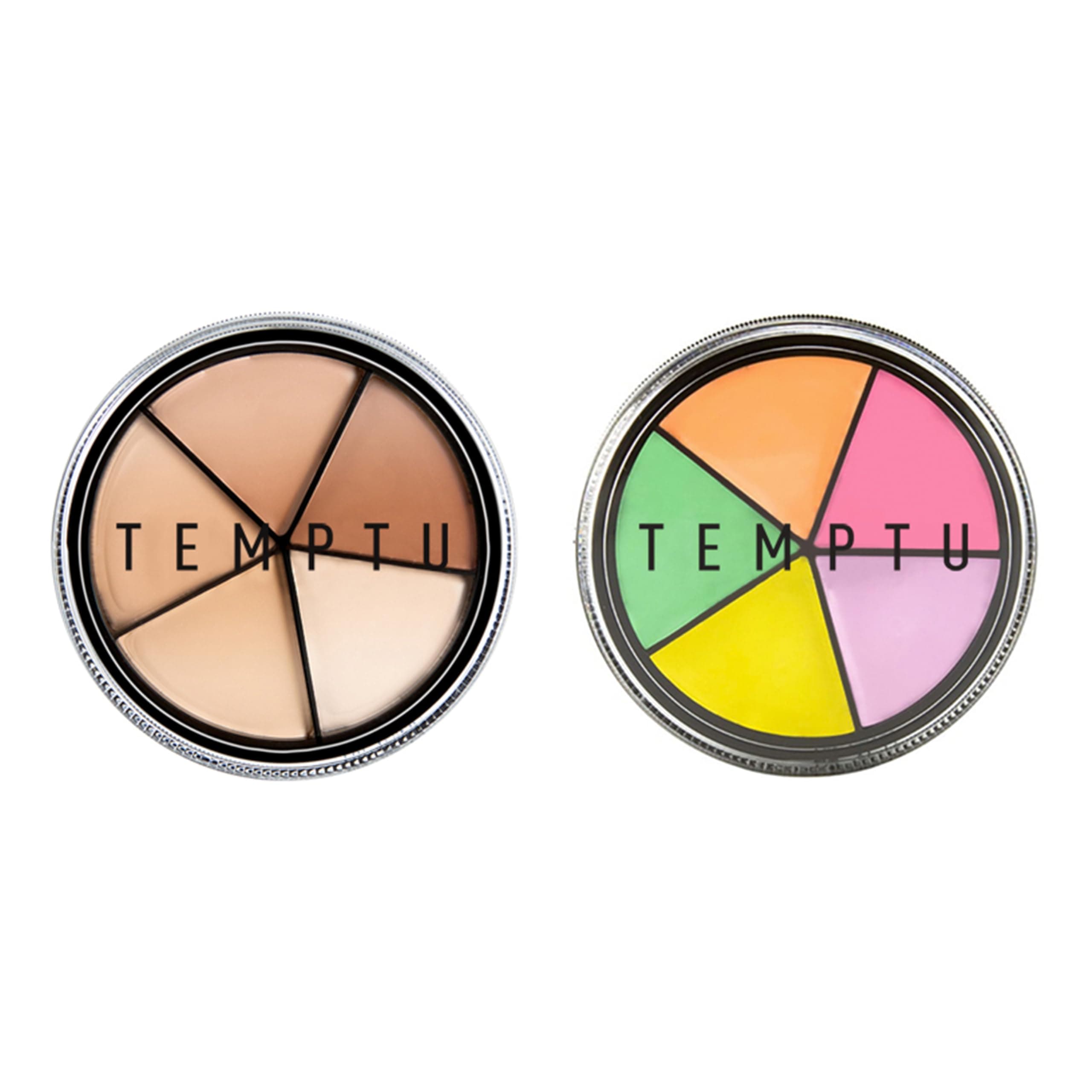 S/B Neutralizer & Concealer Wheel Set - Includes 2 Palettes: 5 Color-Correcting Shades & 5 Natural Skin Tones for Weightless Coverage Multi-use