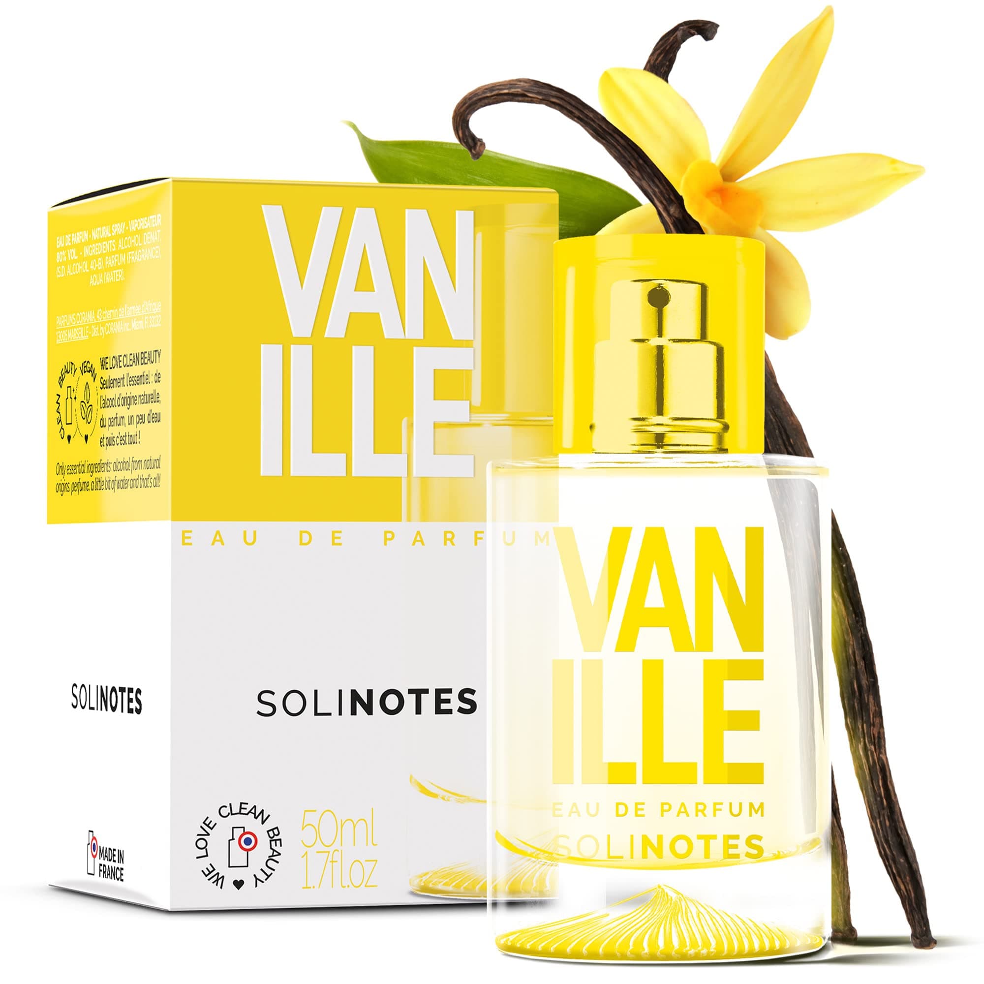 Solinotes Paris Vanille Eau De Parfum, 50 Ml