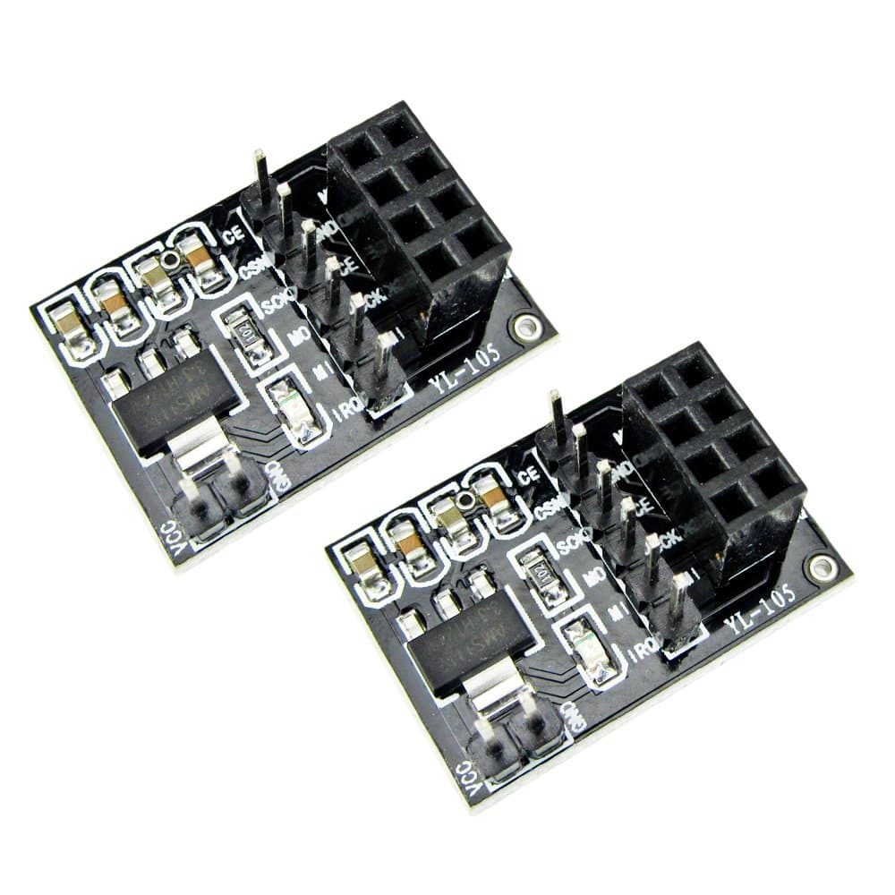 4 Pack nRF24L01+ Breakout Adapter with On-Board 3.3V Regulator