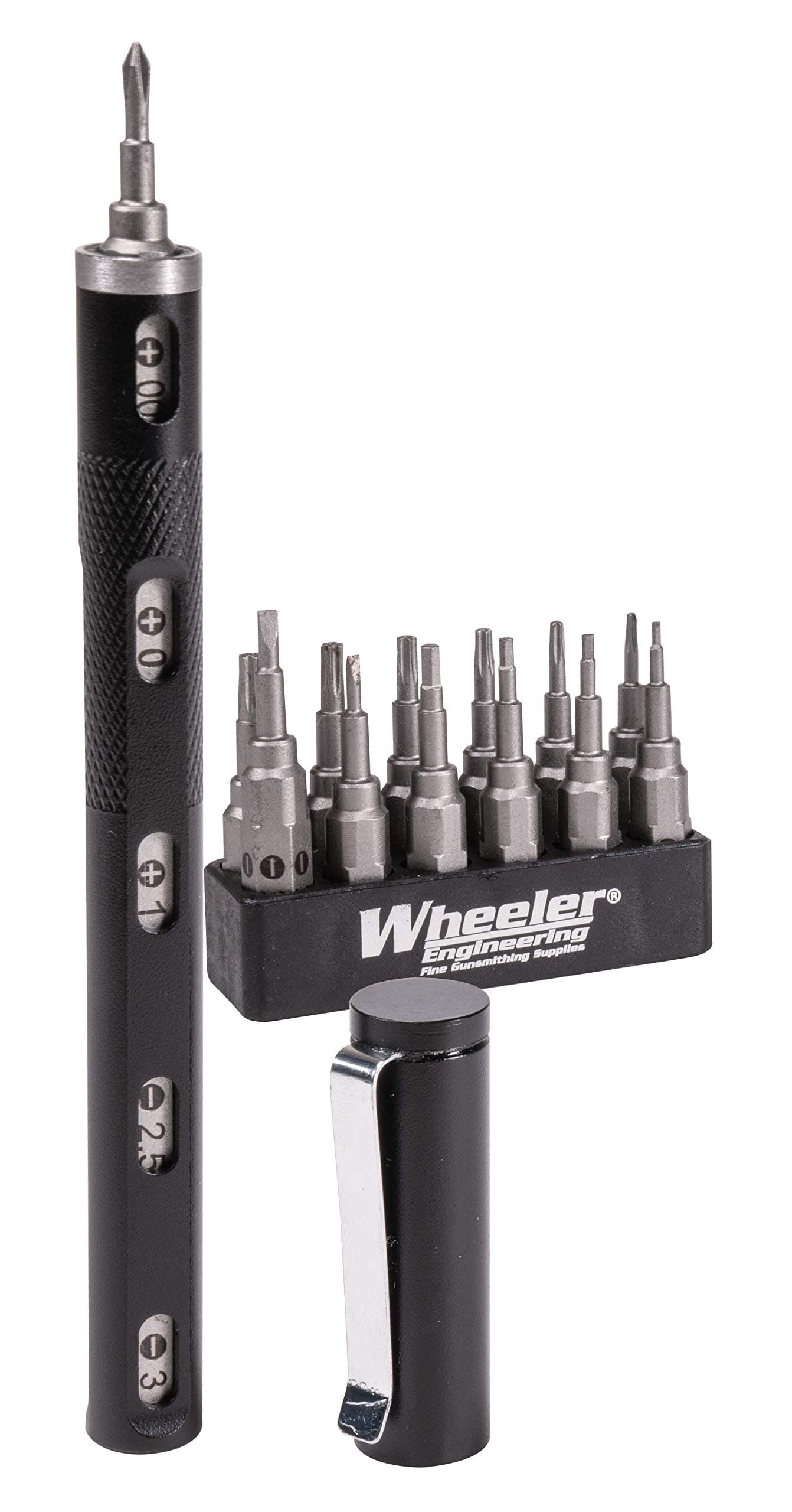 Wheeler Multi-Driver Tool Pen with Aluminum Handle for Gunsmithing and Firearm Maintenance