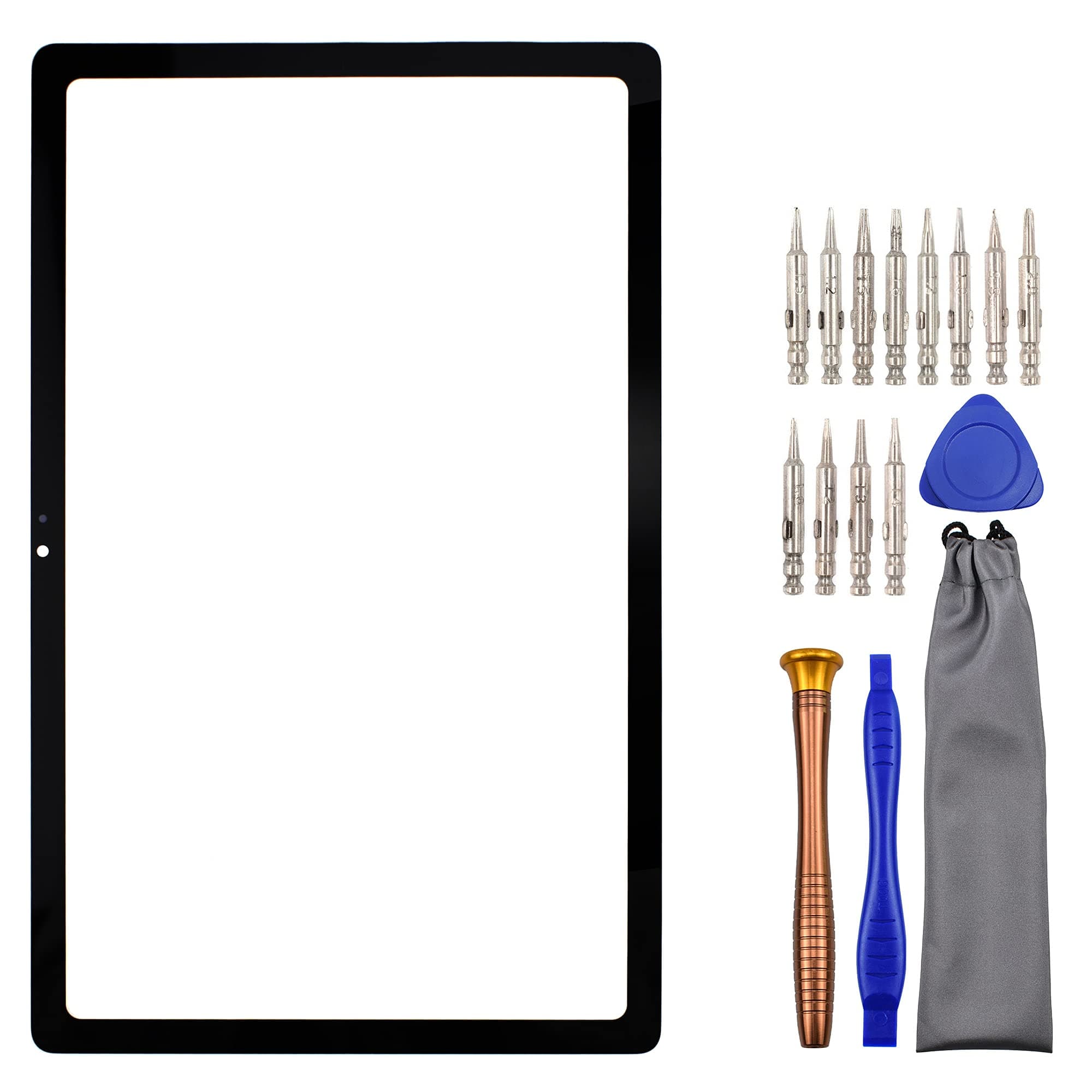 Sunways Glass Screen Replacement for Samsung Galaxy Tab A7 10.4 2020 SM-T505 SM-T500 Black