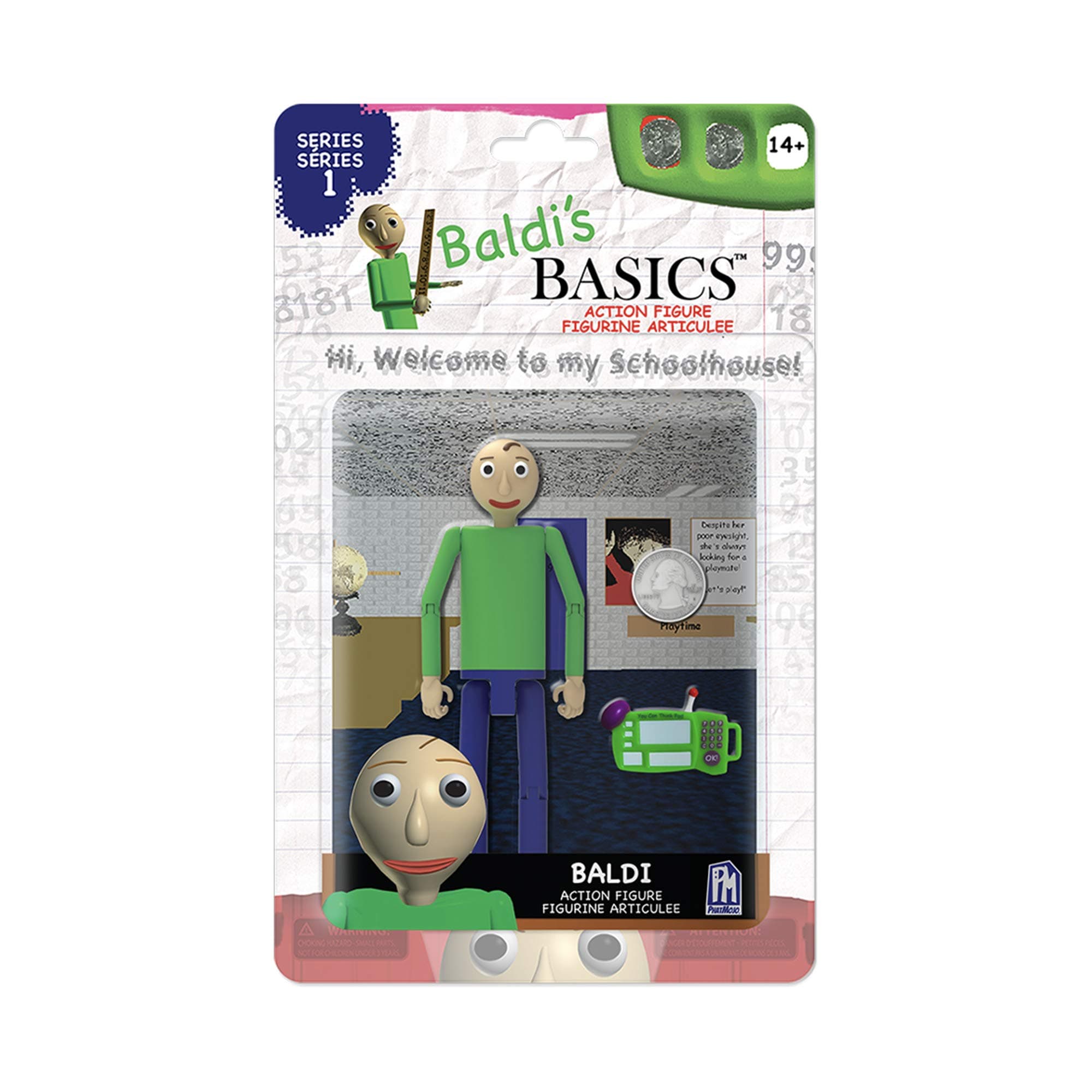 Baldi's Basics - 5" Action Figure, Multi-Color (Baldi)