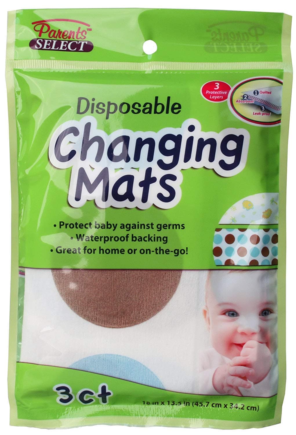 Disposable Changing Mats Bulk Case of 24
