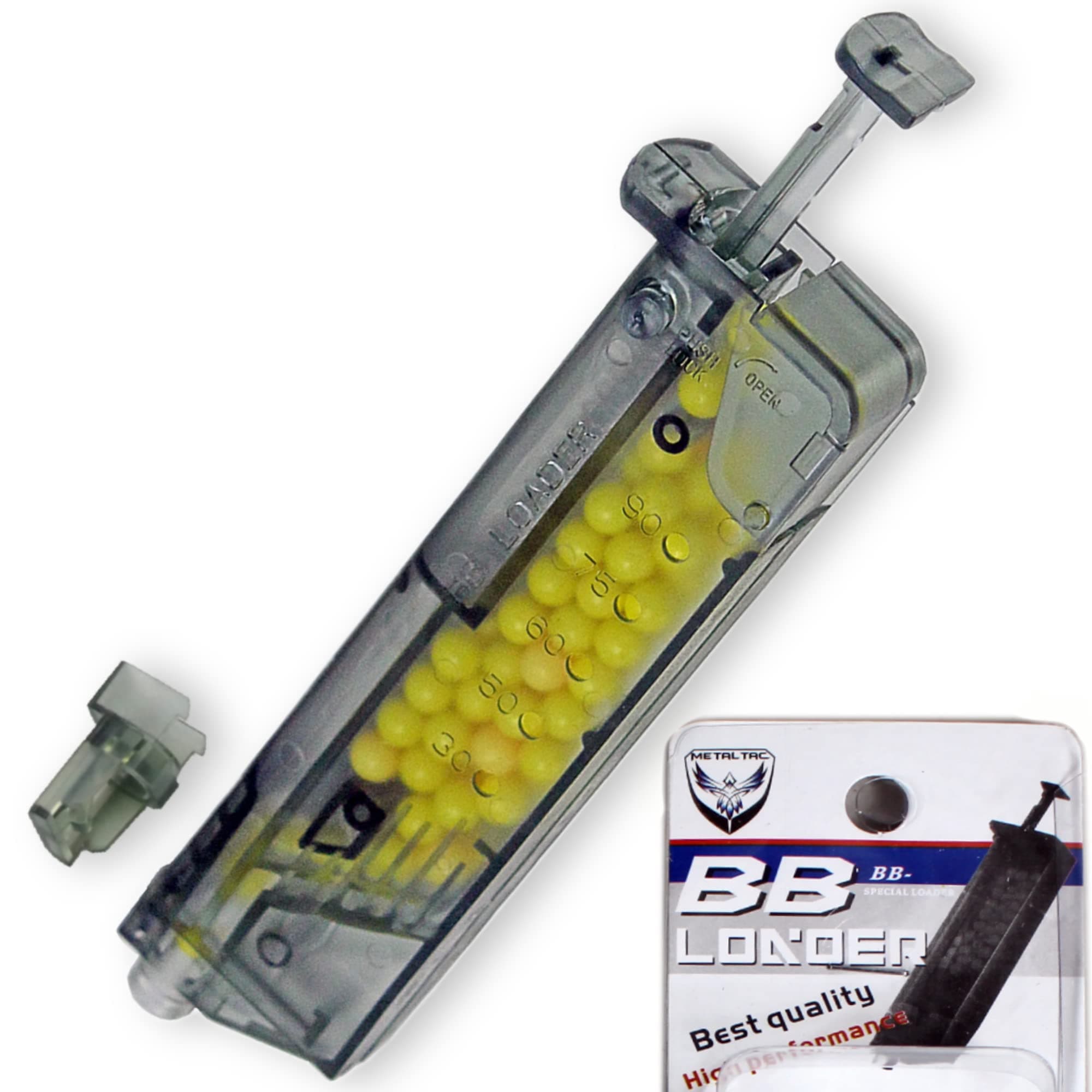 Airsoft Speed Loader with Capacity of 100 Bbs