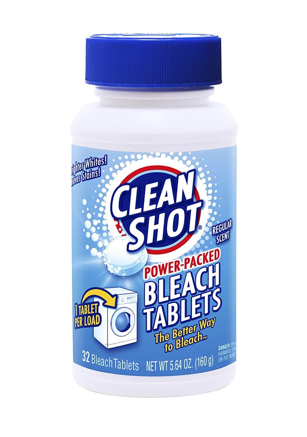 Bleach Tablets – 32 Ct. (5.64 oz) Concentrated Bleach Cleaner - For Laundry, Kitchen, Bathroom Tiles – Original Scent