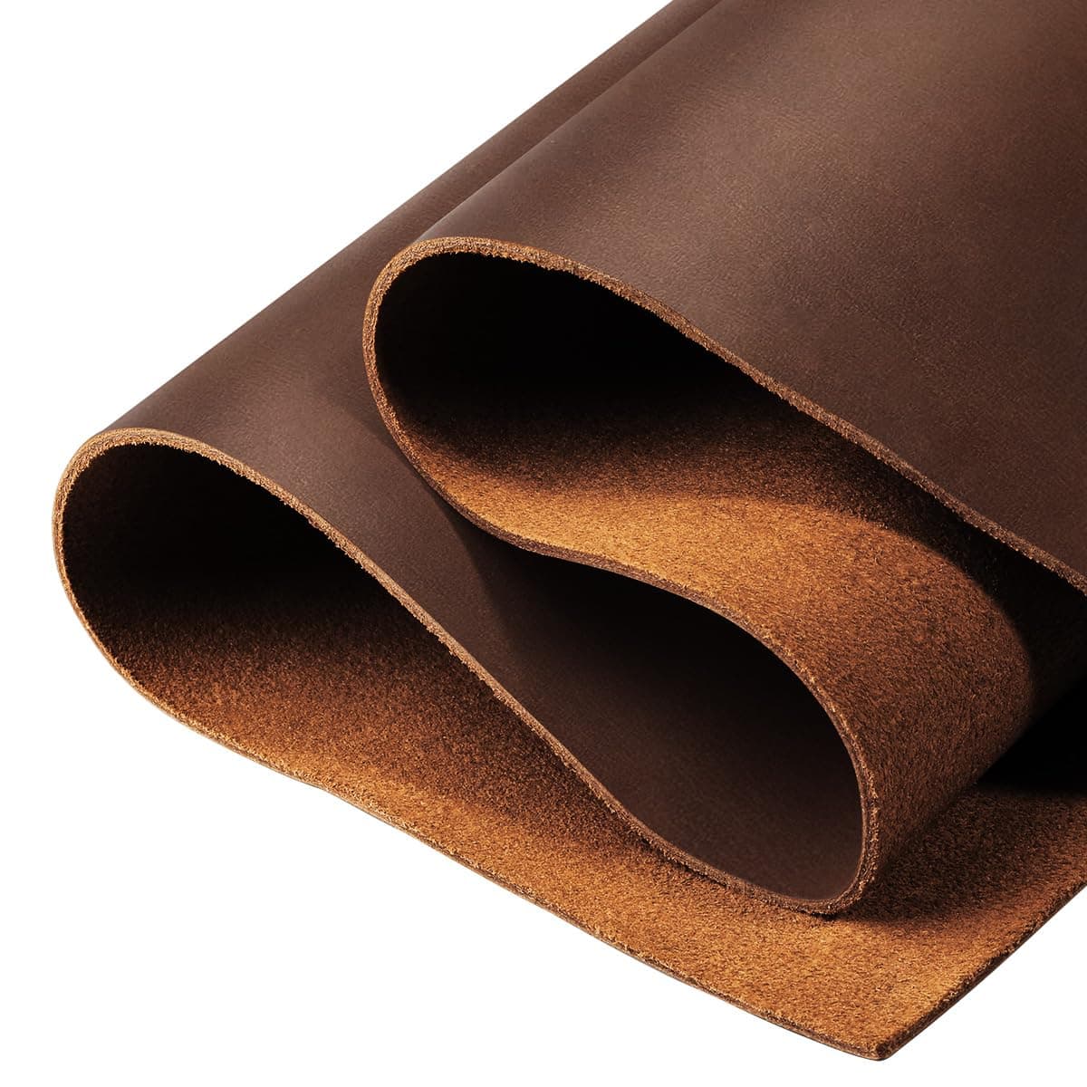 Full Grain Leather Pieces for Leather Working, Tooling Leather Sheets for Crafts Genuine Leather Material 1.8-2.1 mm Thick Leather Hide for Crafting Earring Hobby Dark Brown 6''X12''