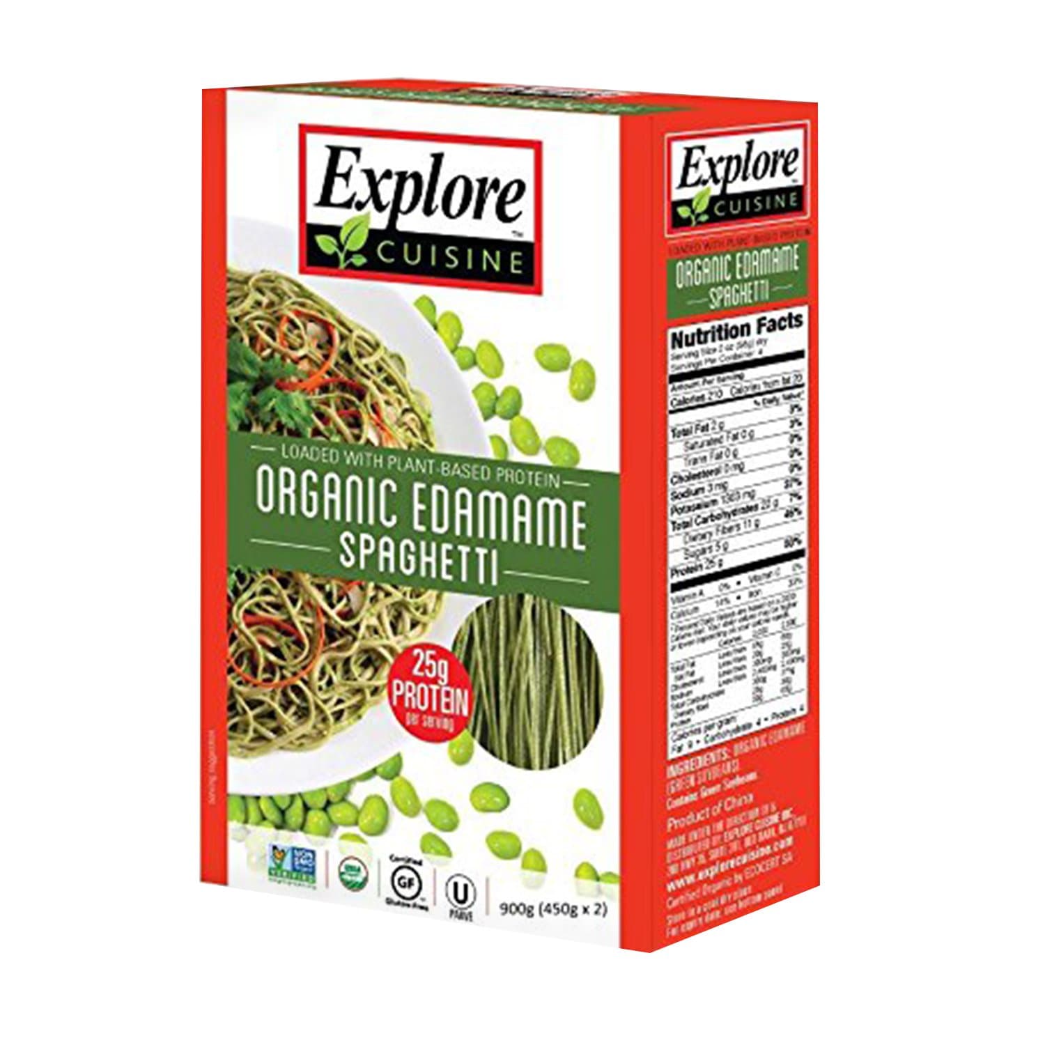 Edamame Spaghetti 200g, Organic (Explore Cuisine)