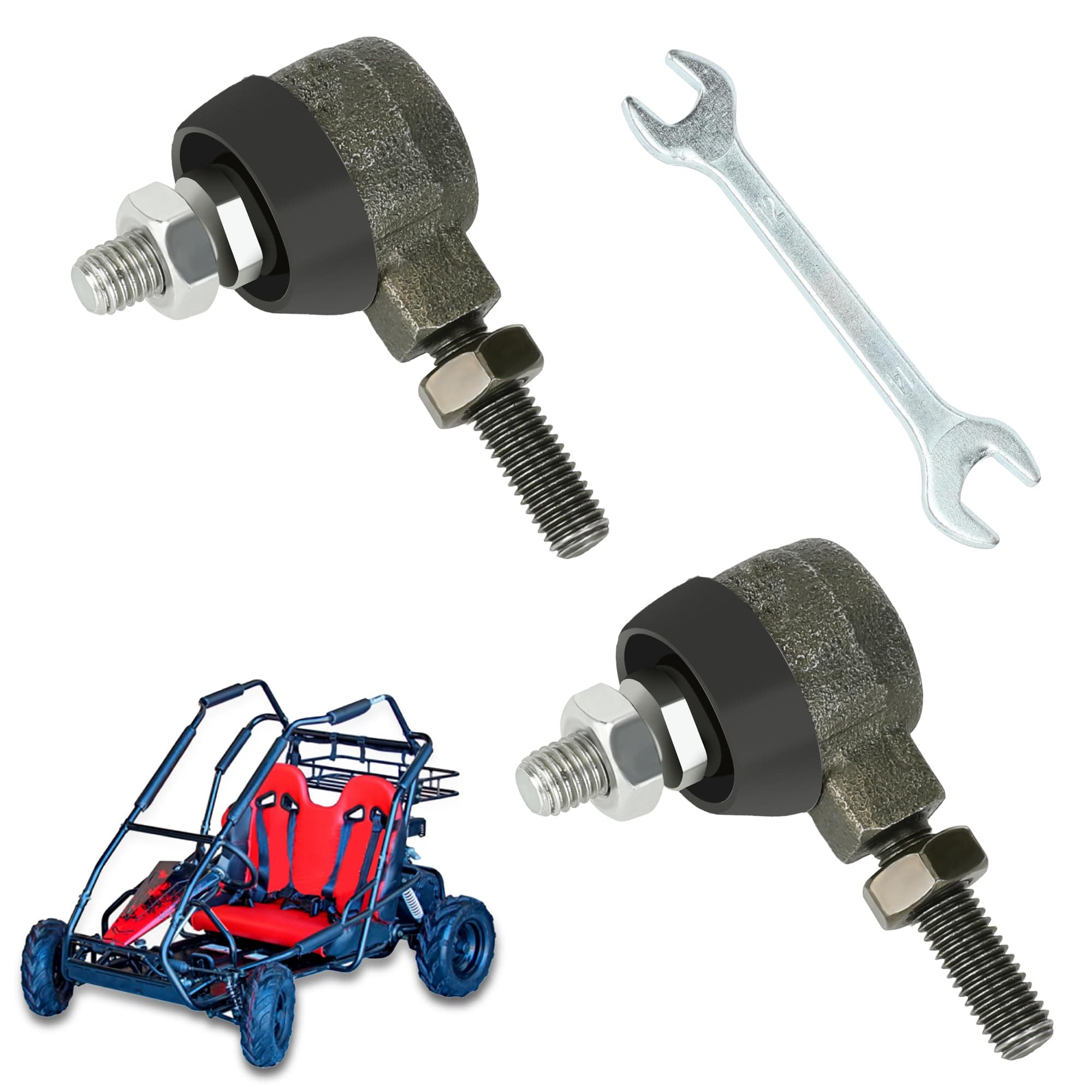 CILOYU Steering Spindle Knuckle Ball Joint Kit Replacement for Coleman Go Kar...