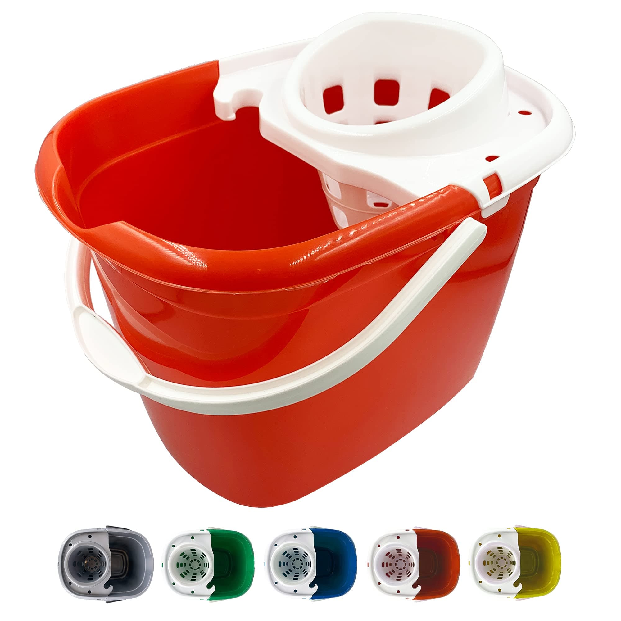 Colour Coded Mop Buckets - Red