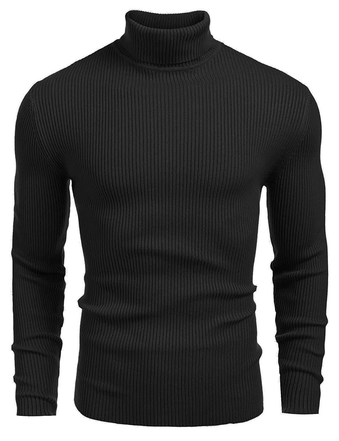 Men's Cotton Turtle Neck Sweater