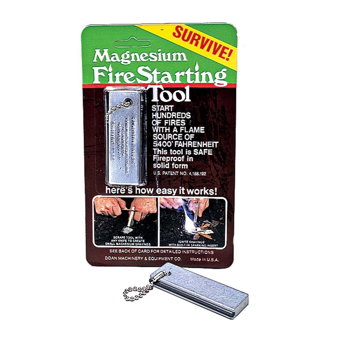 Doan Magnesium Fire Starting Tool - Pack of 2