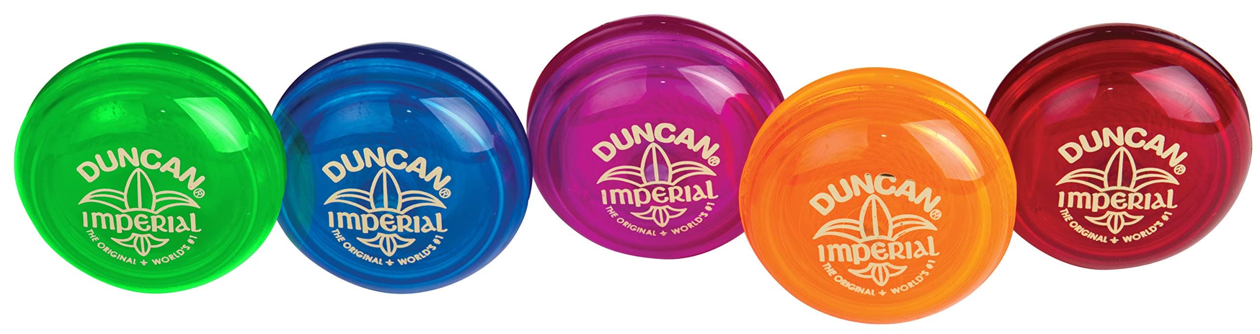 Duncan Toysmith Toys Imperial Yo-Yo, Beginner Yo-Yo with String, Steel Axle and Plastic Body, Colors May Vary, 3124IM, Imperial Yo-Yo Asst