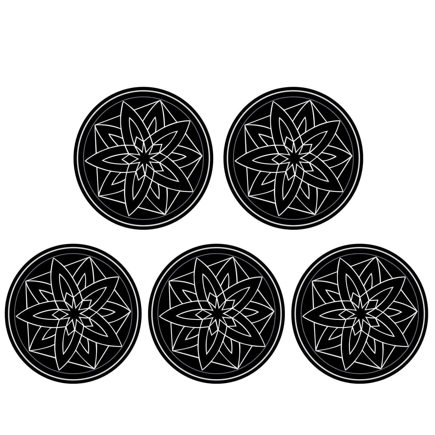 Mount Metal Plate 5 Pack, Universal Metal Disc Replacement with Strong Adhesive for Magnetic Cell Phone Car Mount GPS Holder 5 Round