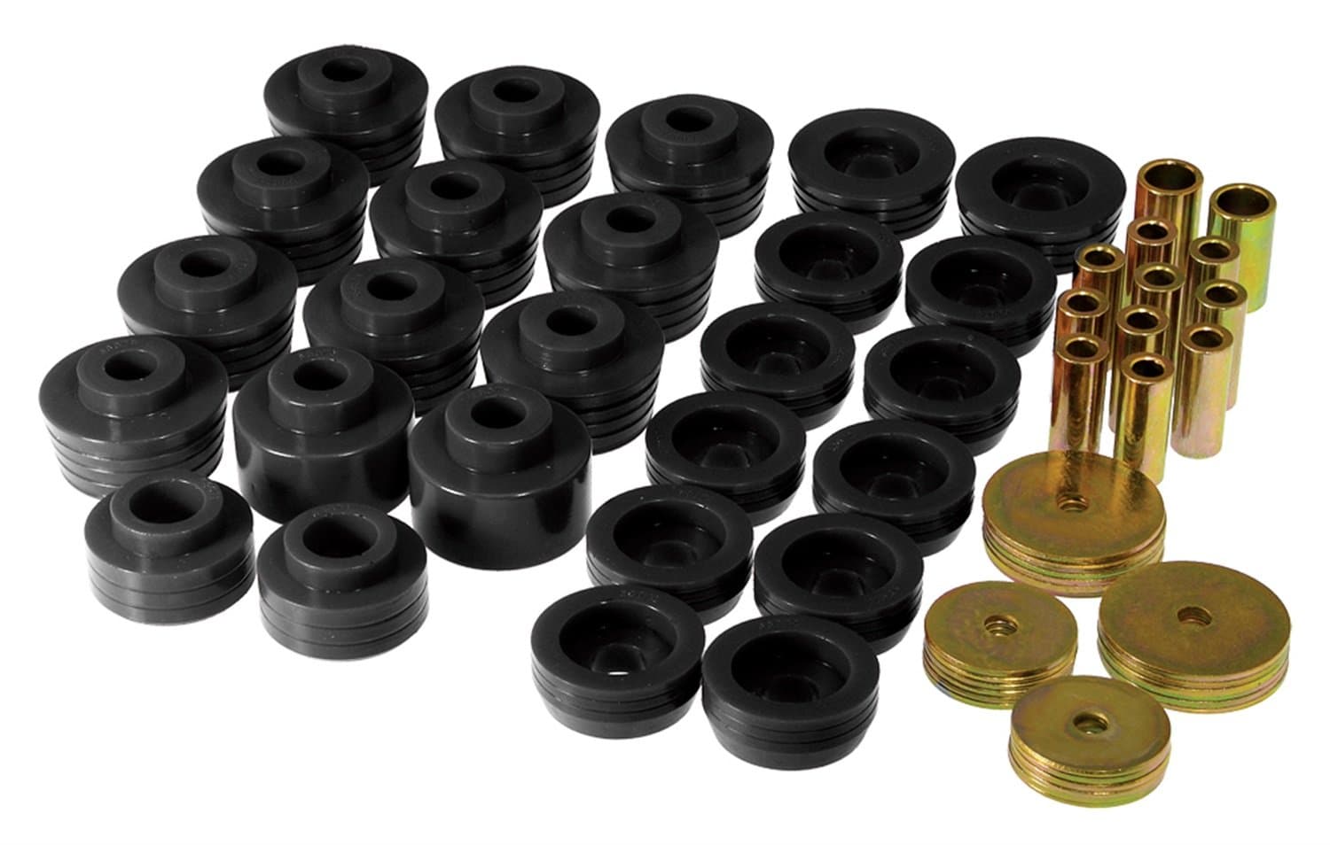 Prothane 7-132-BL Black Body Mount Kit by Prothane
