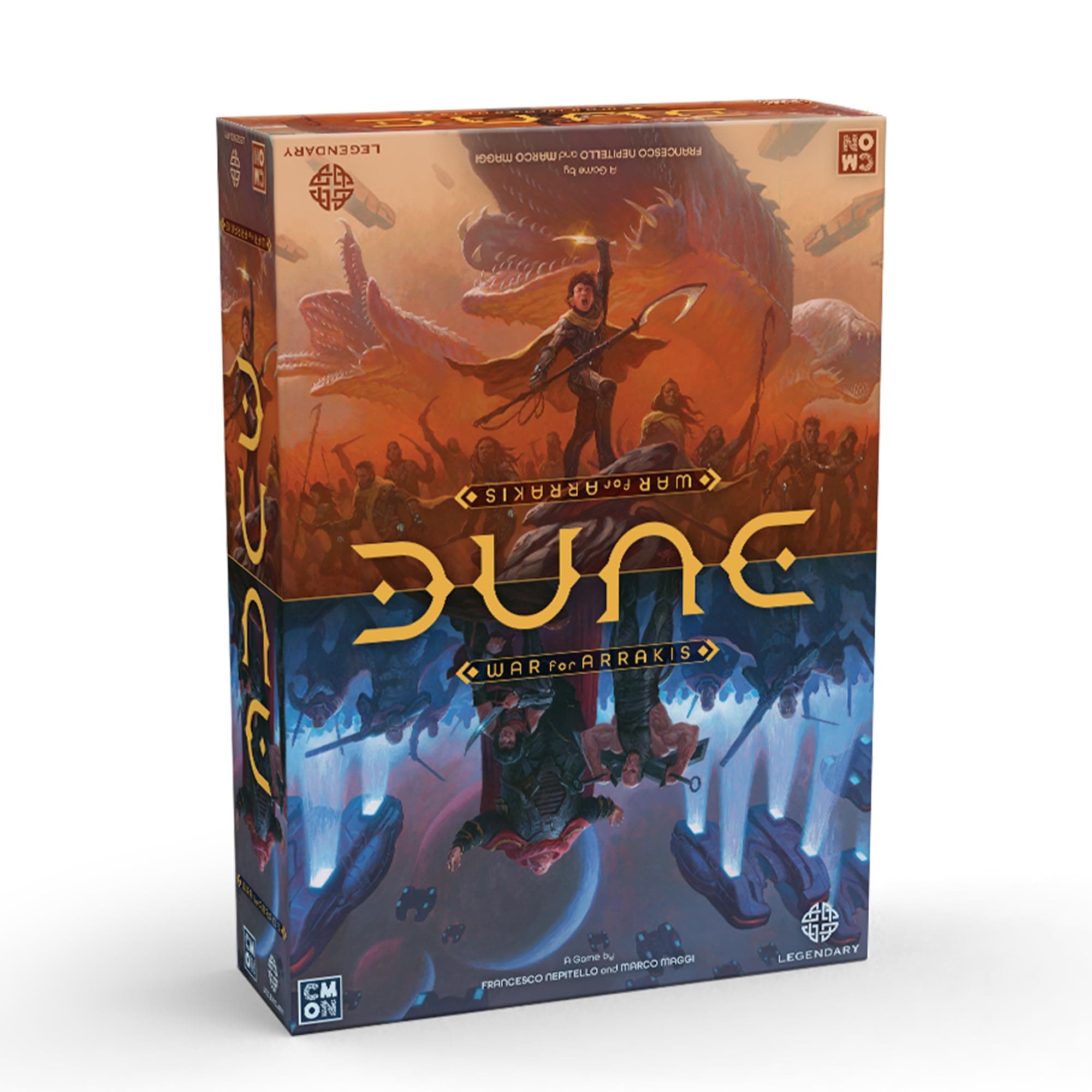 CMON Dune: War for Arrakis Board Game Core Box - Desktop Miniature Strategy Game Asymmetric Gameplay for Kids and Adults Ages 14+ 1-4 120 Minute Play Time by CMON