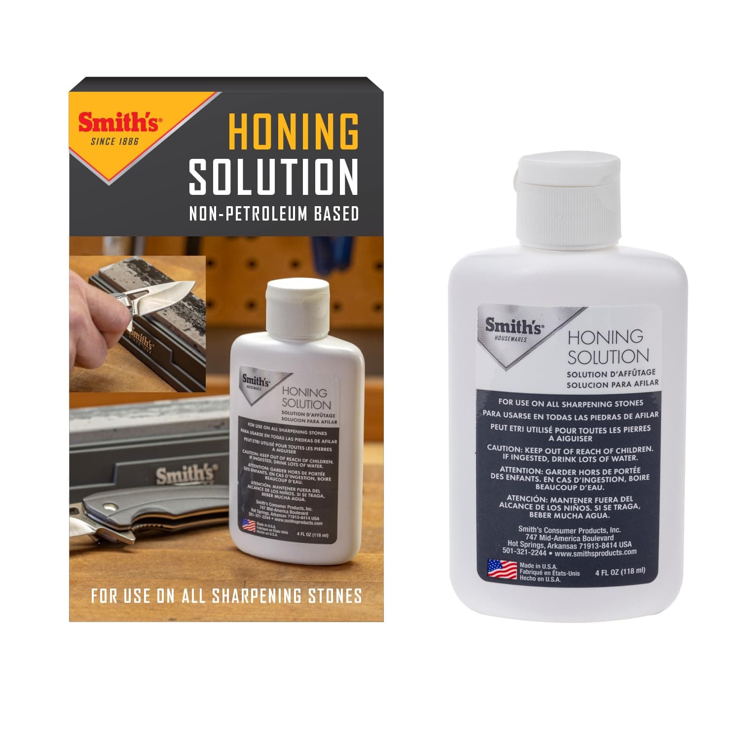 Abrasives Honing Solution, 4 Oz Bottle, Non-Petroleum #HON1