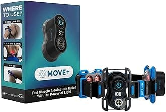 Move+ Red Light Therapy Wrap – LED Light Therapy for Targeted Muscle Recovery, Inflammation, Joint Health & Mobility - Portable & Hands-Free Infrared Light Therapy for Body