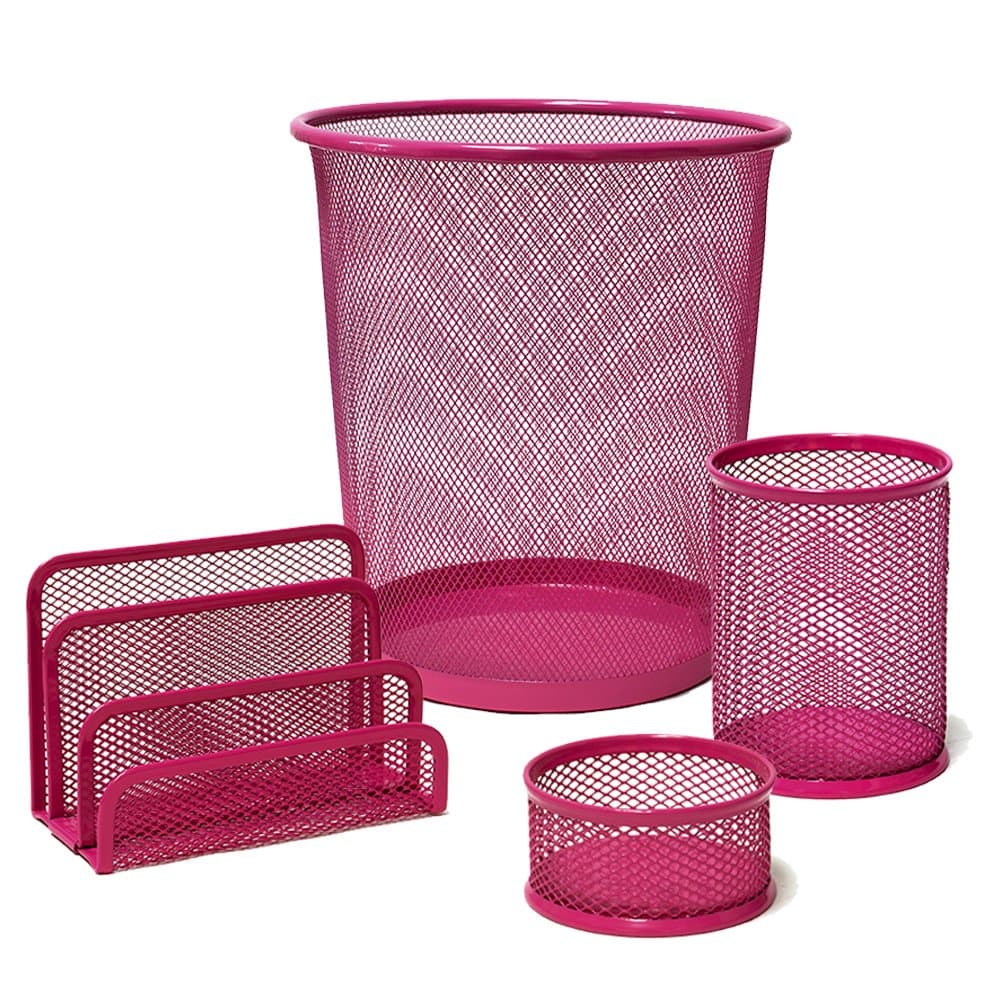 Plus Office cqy-3172-pk – Desktop Set, Pink