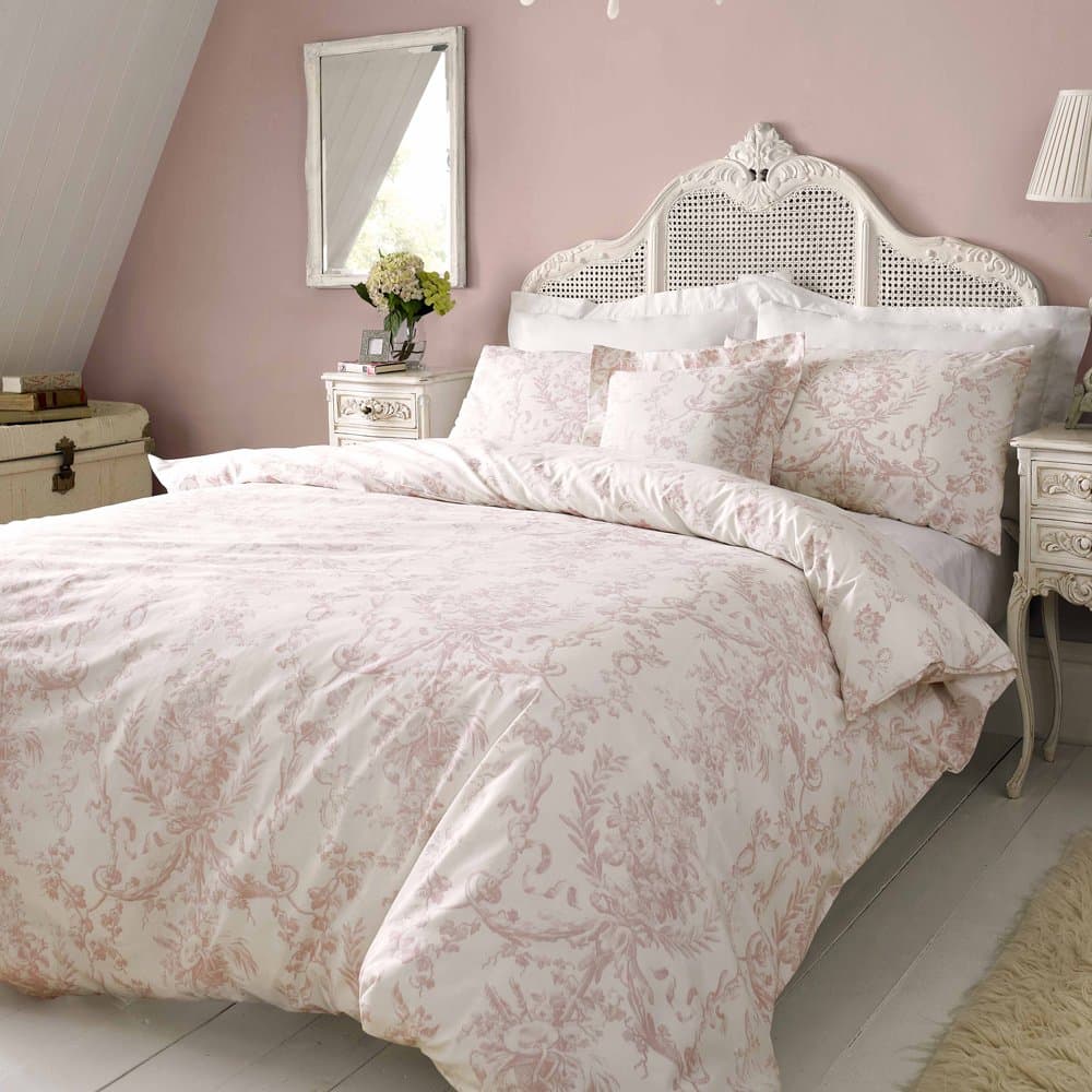 Tilly Cotton Duvet Set Size: Double, Colour: Shell