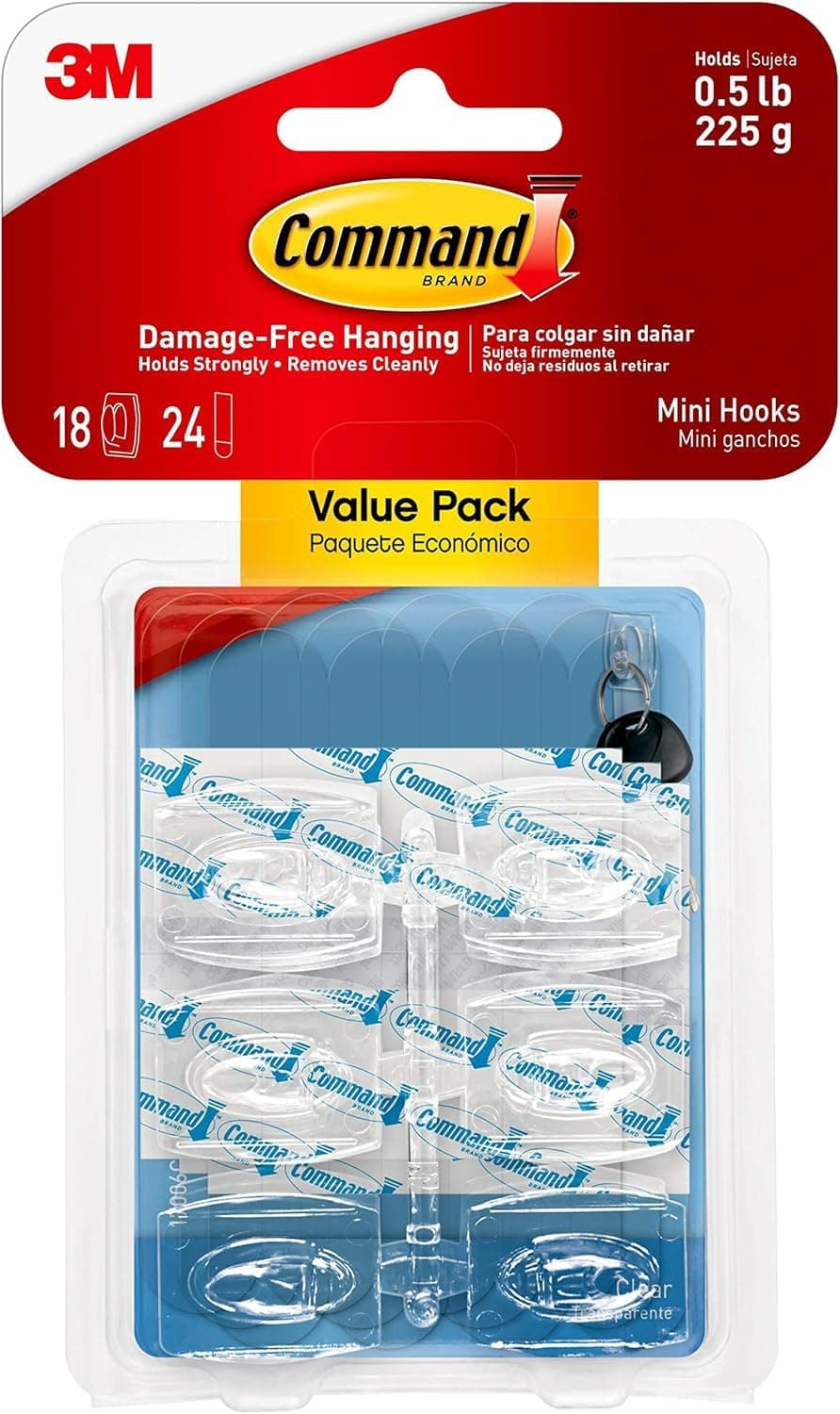 Clear Mini Hooks