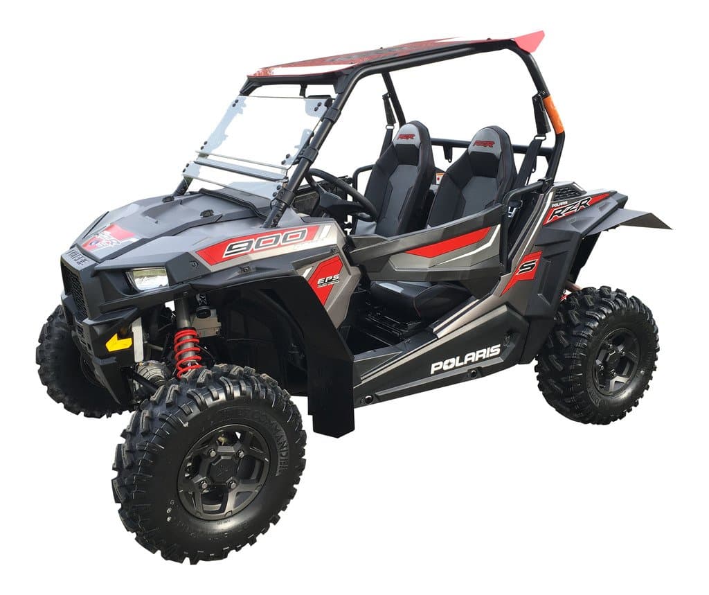 MudBusters UTV Fender Extensions, HDPE, Left & Right Top, Modern Style, 15x38x3 Inches