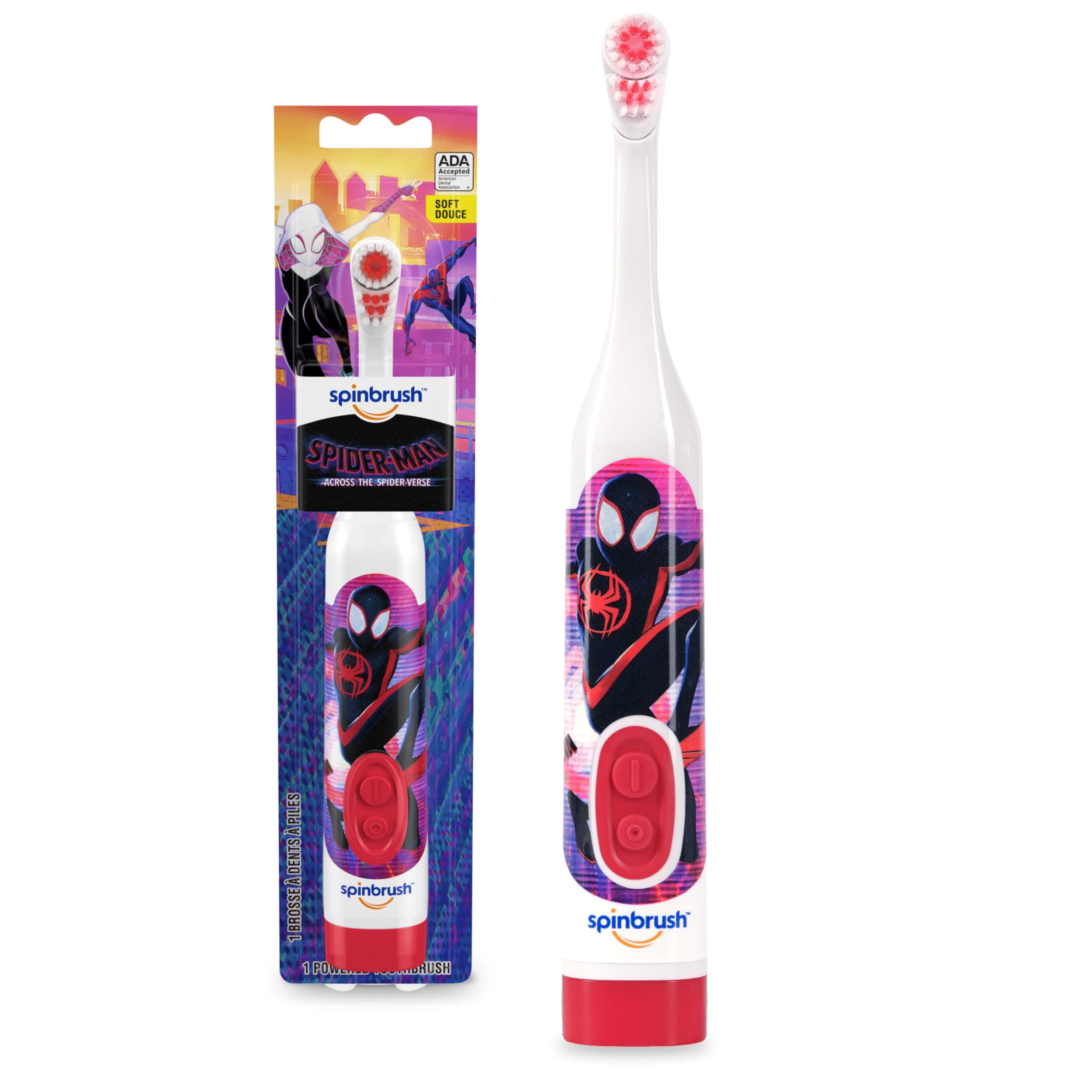 Kid’s Spinbrush Spiderman Powered Toothbrush, 1 count