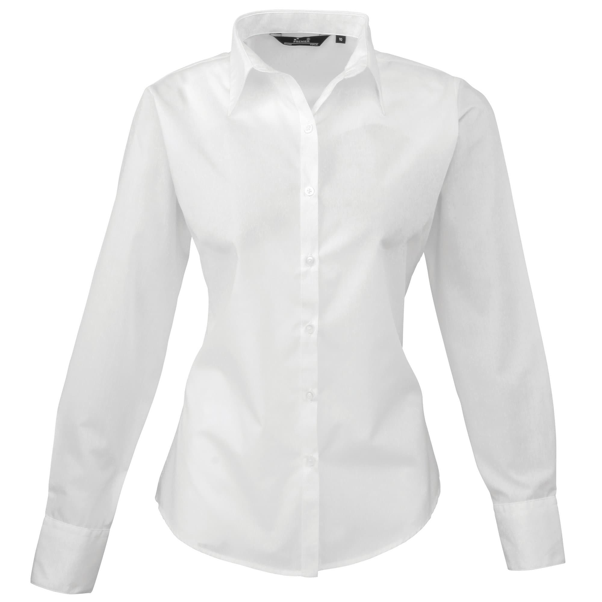 Women's Poplin Long Sleeve Blouse