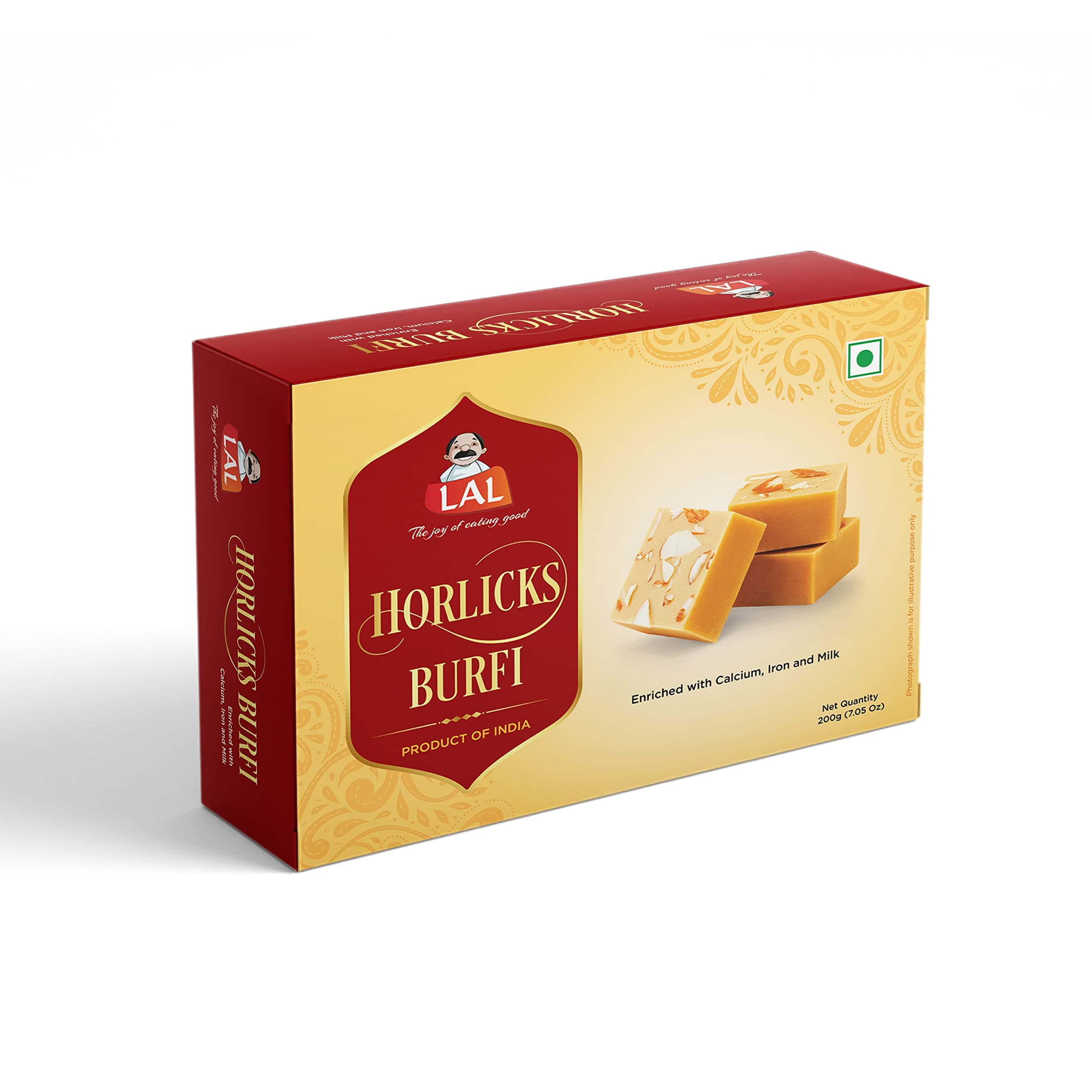 Lal Horlicks Burfi, 200 Gm