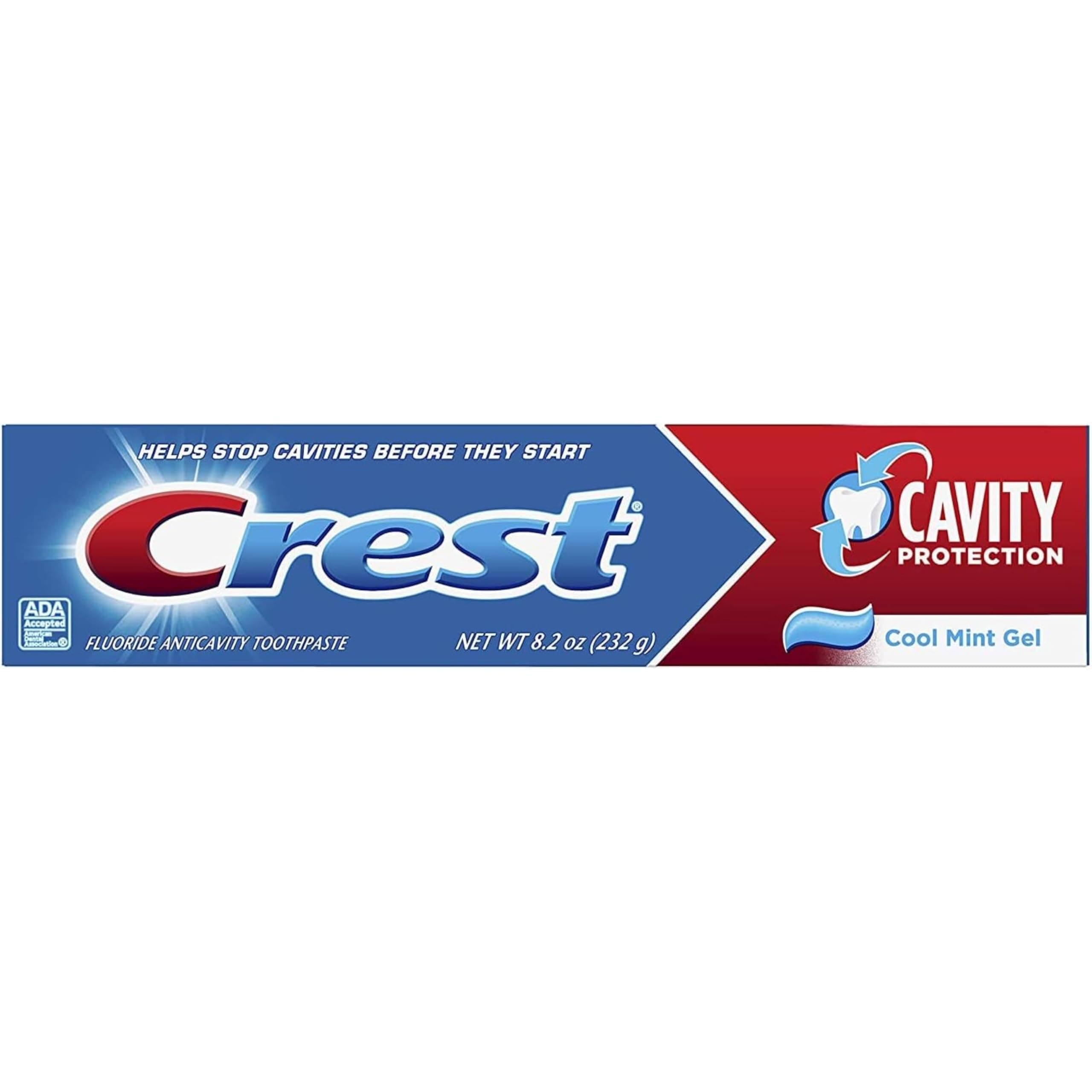 Cavity Protection Toothpaste Gel Cool Mint 8.20 oz (Pack of 3)
