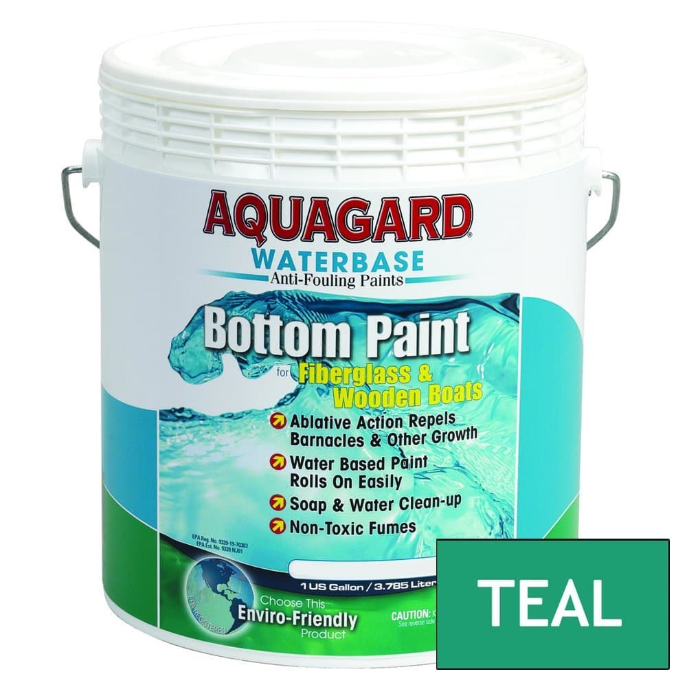 AQUAGARD WATERBASED BOTTOM PAINT GALLON TEAL