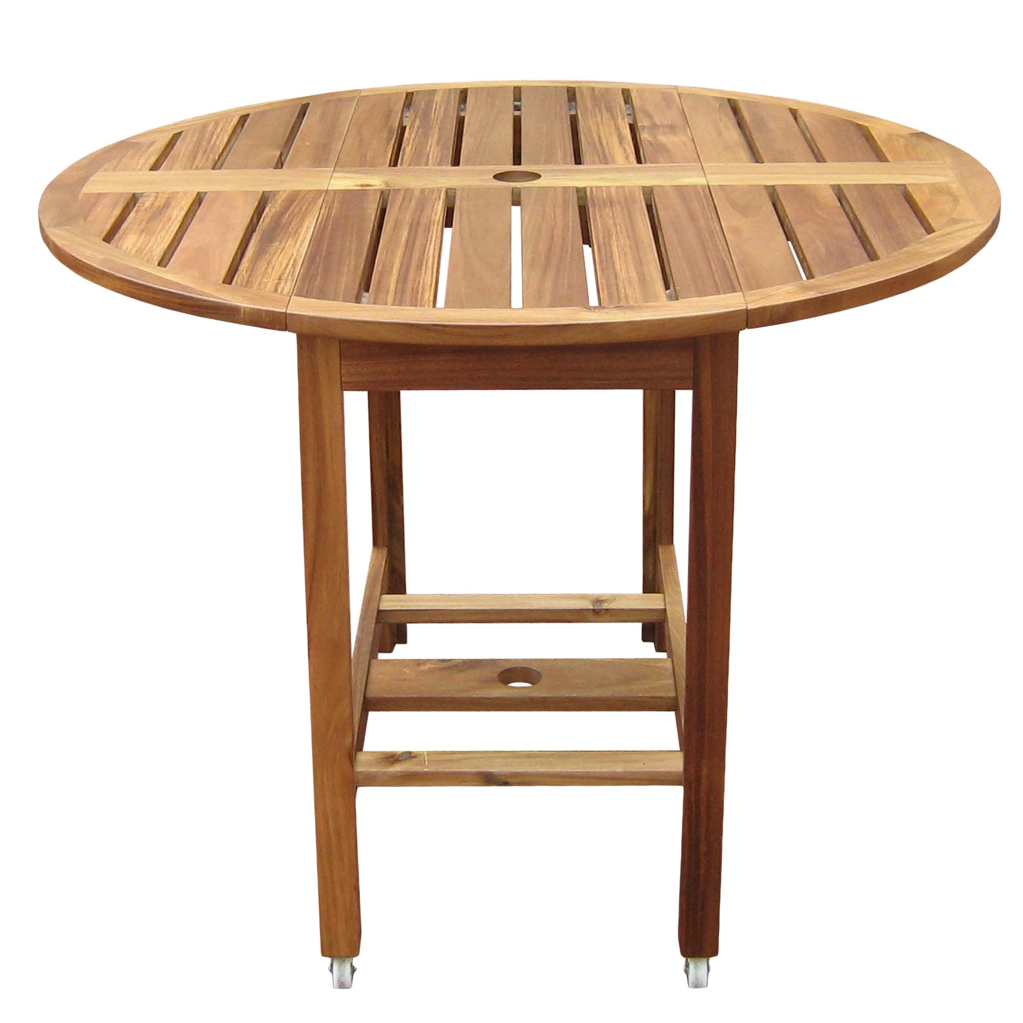 Merry Garden Acacia Folding Dining Table, Outdoor Dining Table Deck Table