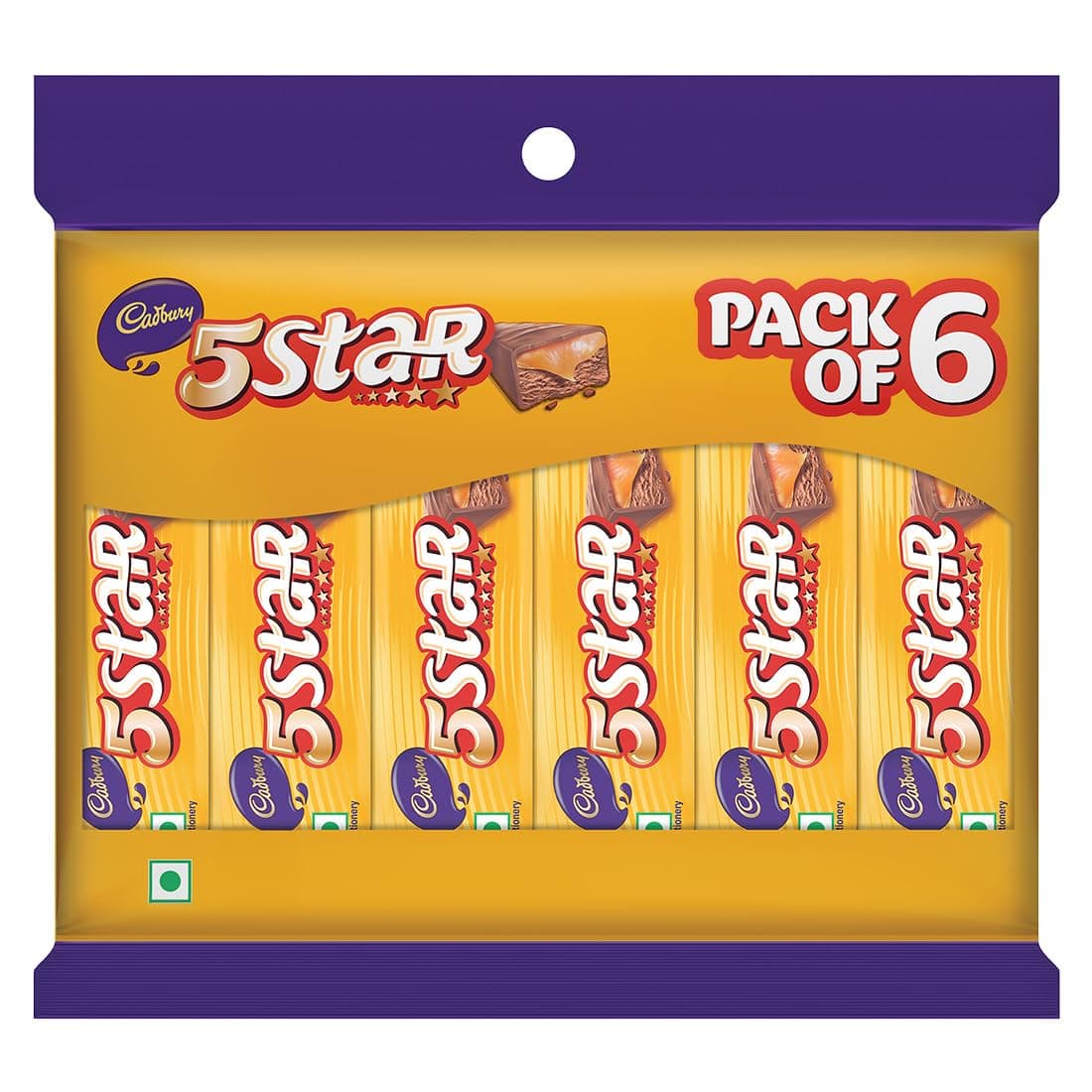 Cadbury 5 Star Kitted Pack Chocolate Bars, 96 g