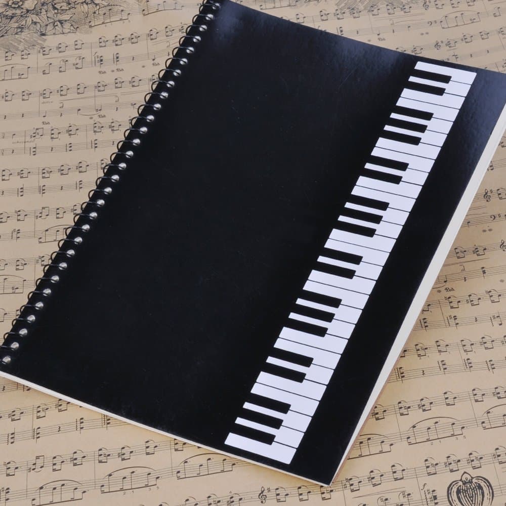 PUNK Blank Sheet Music Composition Notebooks 100 Pages Stave Notebook,Musical Notation Staff Notebook,Music Manuscript Paper