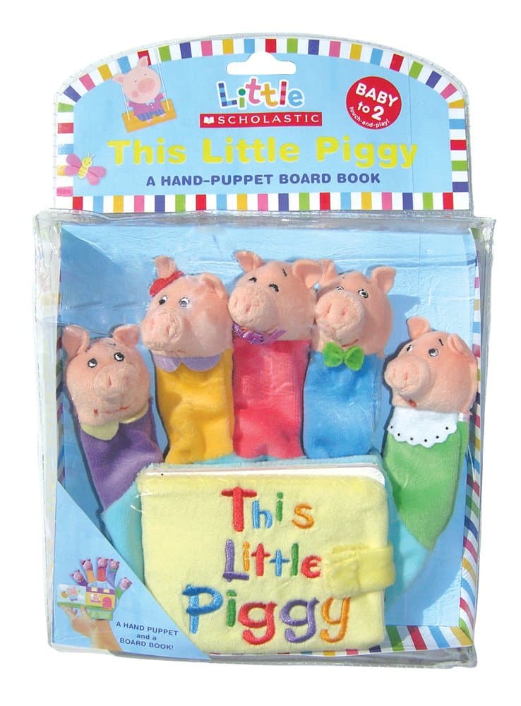 THIS LITTLE PIGGY HAND PUPPET BOARD BK