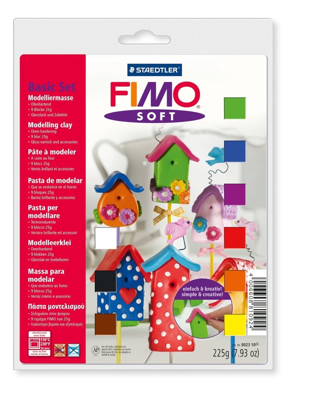 Staedtler Fimo Soft Modelling Clay Basic Starter Set