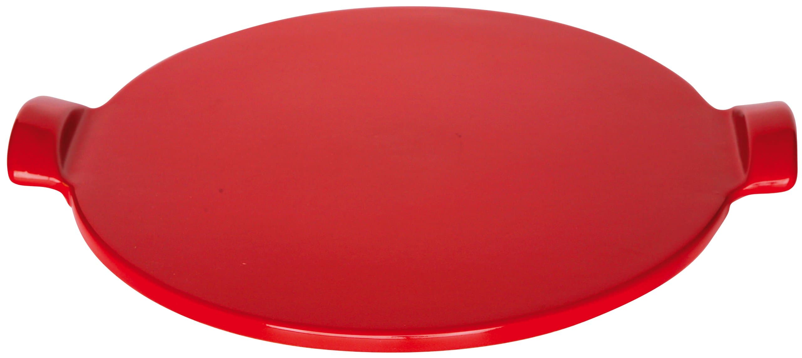 Flame Top Pizza Stone Color: Red