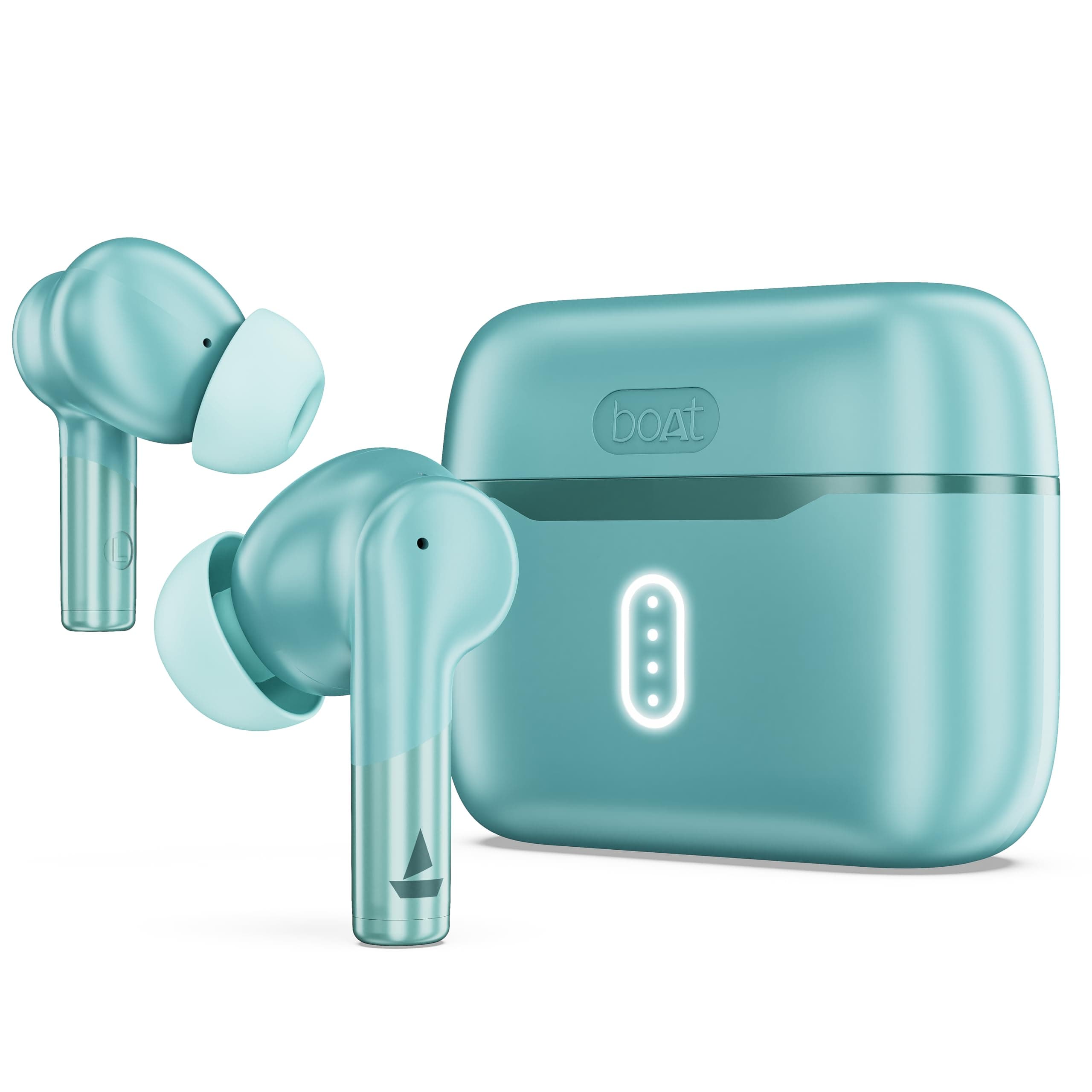 Boat Airdopes 141 Gen 2, 4 Mics ENx Tech, 48 Hrs Playback, Free Music Streaming, Fast Charge, Low Latency, IPX4, v5.4 Bluetooth Earbuds, TWS Ear Buds Wireless Earphones with mic (Teal)