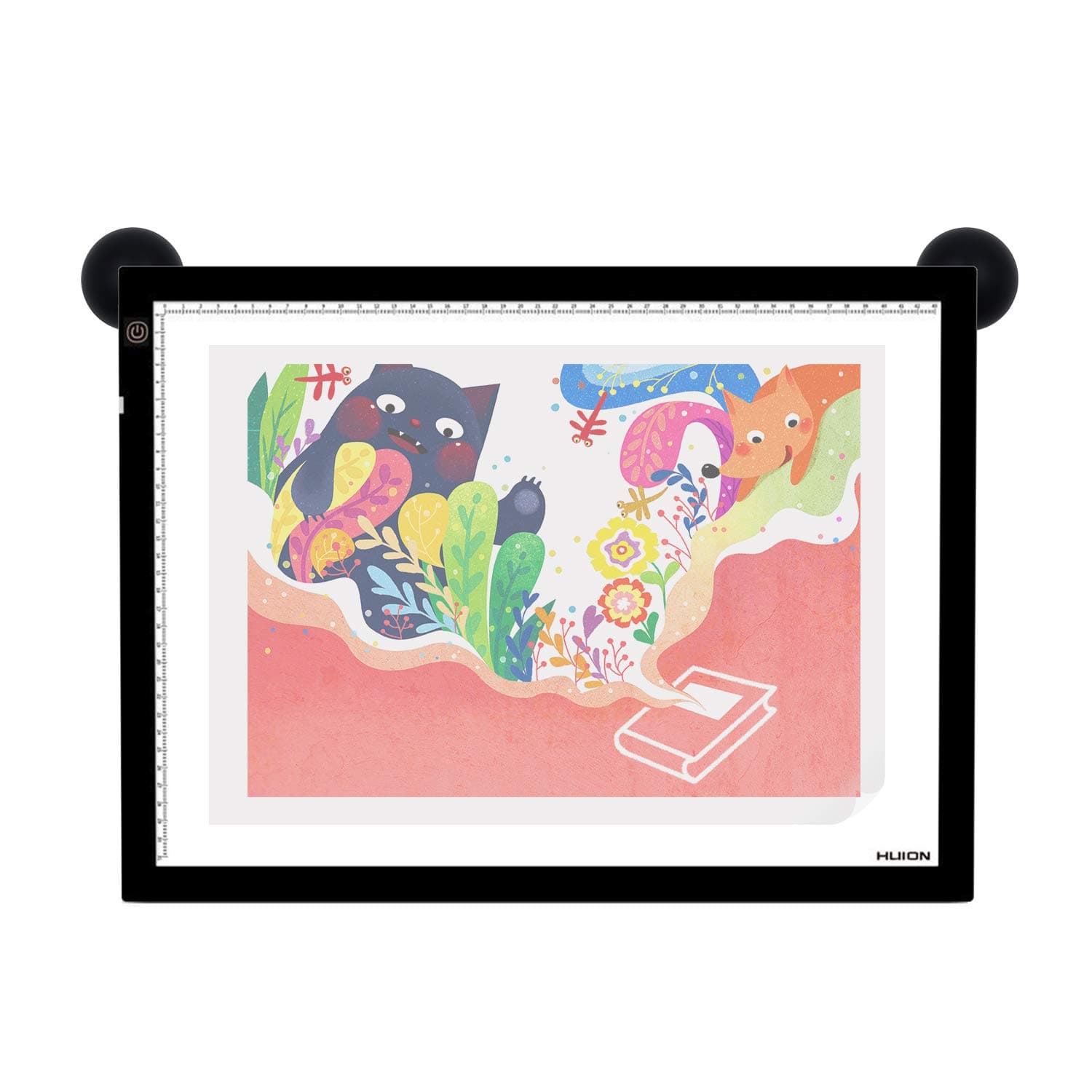 HUION A3 PLUS Light Box Light Pad Large Tracing Pad with Super bright led lamps and Adjustable Brightness Function A4 A5 Optical Tracing Board (A3+ Size)