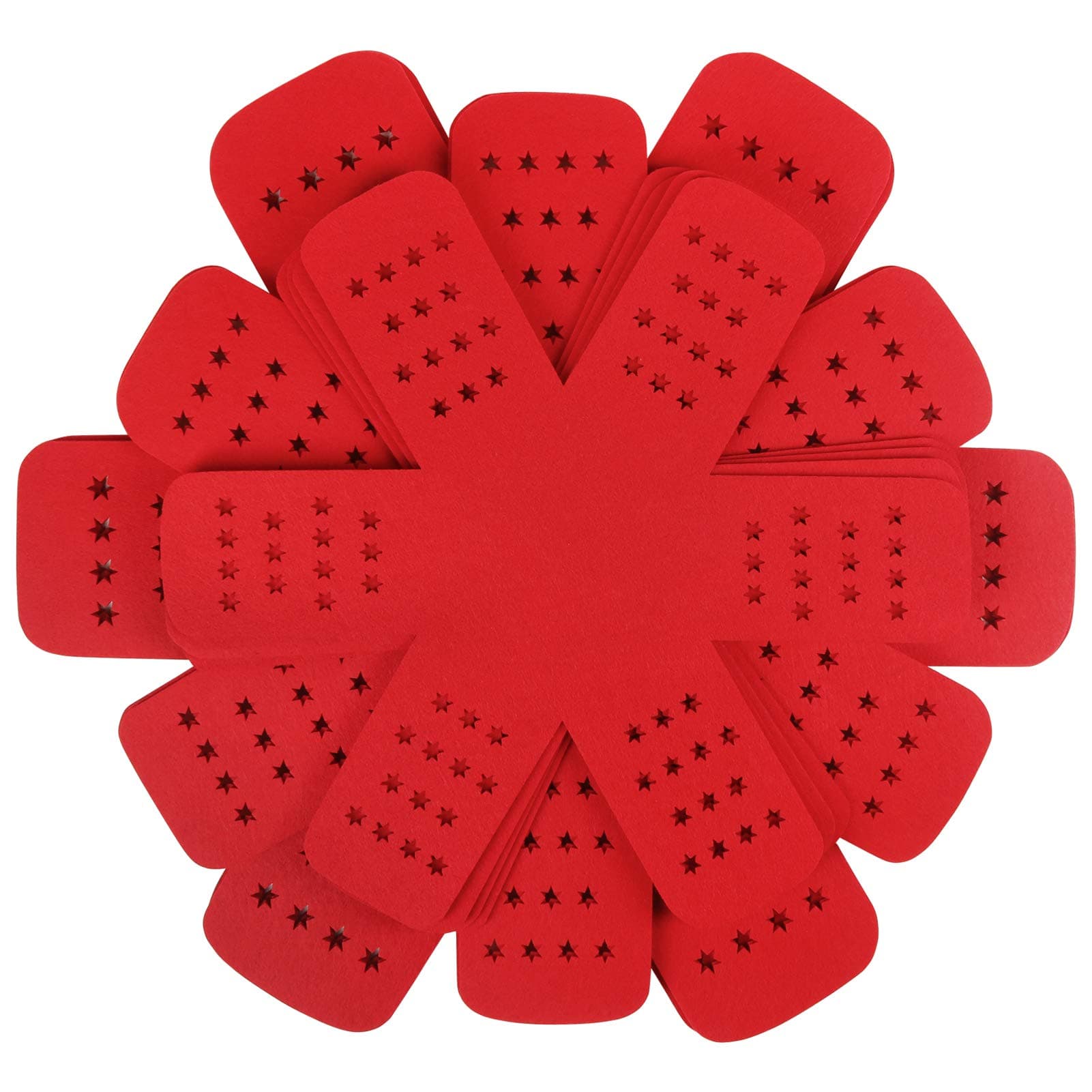 Red Pan Protectors with Stars