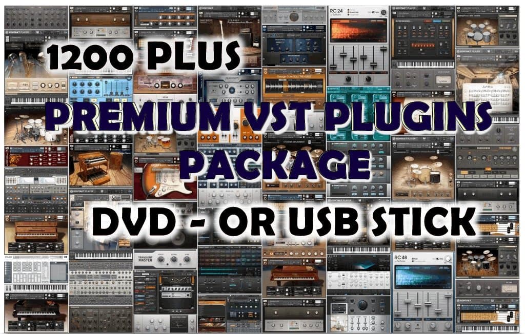 PREMIUM VST AND VSTI PLUGIN PACKAGE FAST DELIVER USB STICK ( WINDOWS )