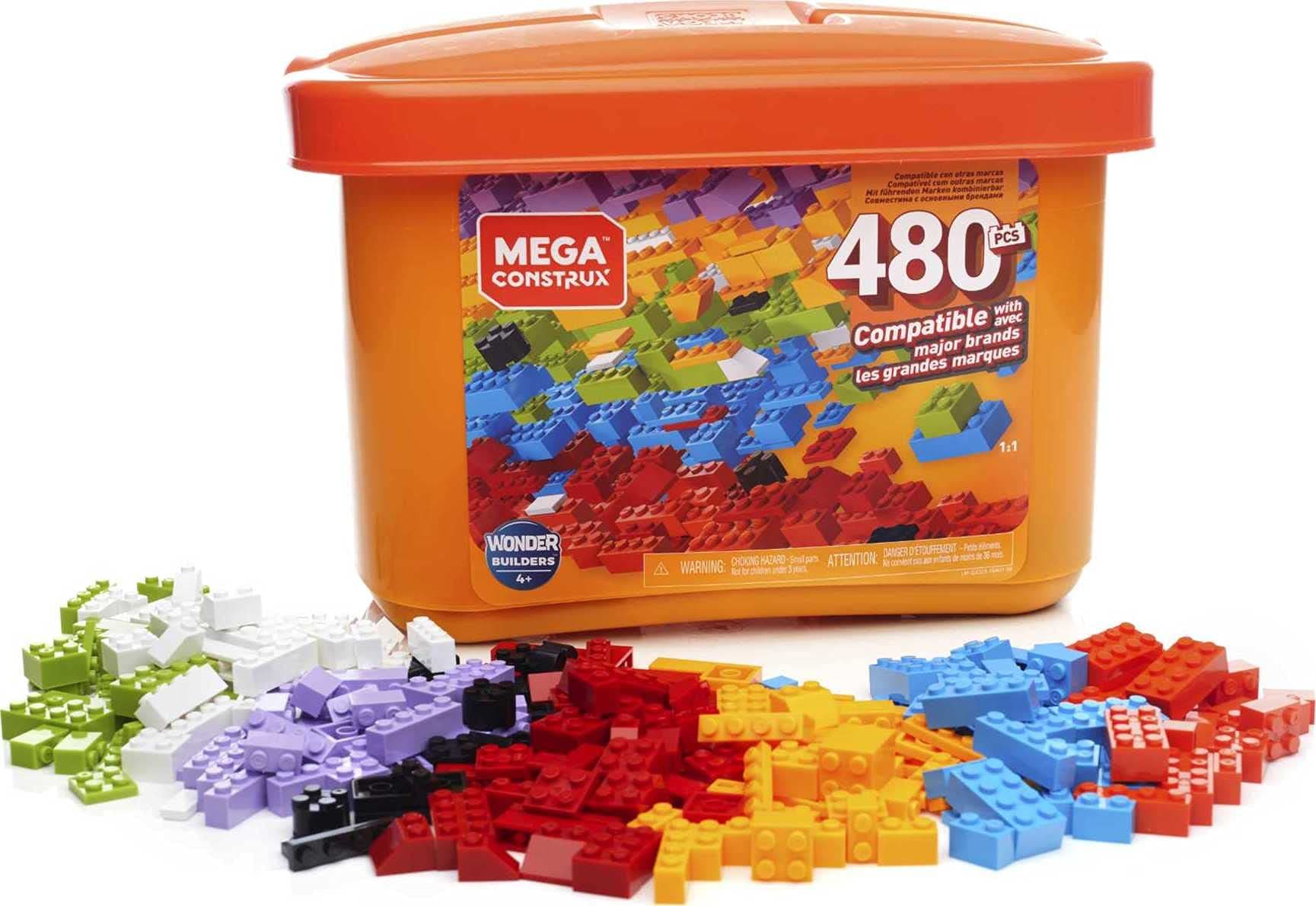 Mega Construx Wonder Builders 480-pc Building Tub
