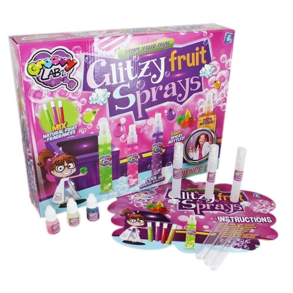 Grafix Children Glitzy Fruit Sprays Make Your Own Perfume Set Science Lab Toy