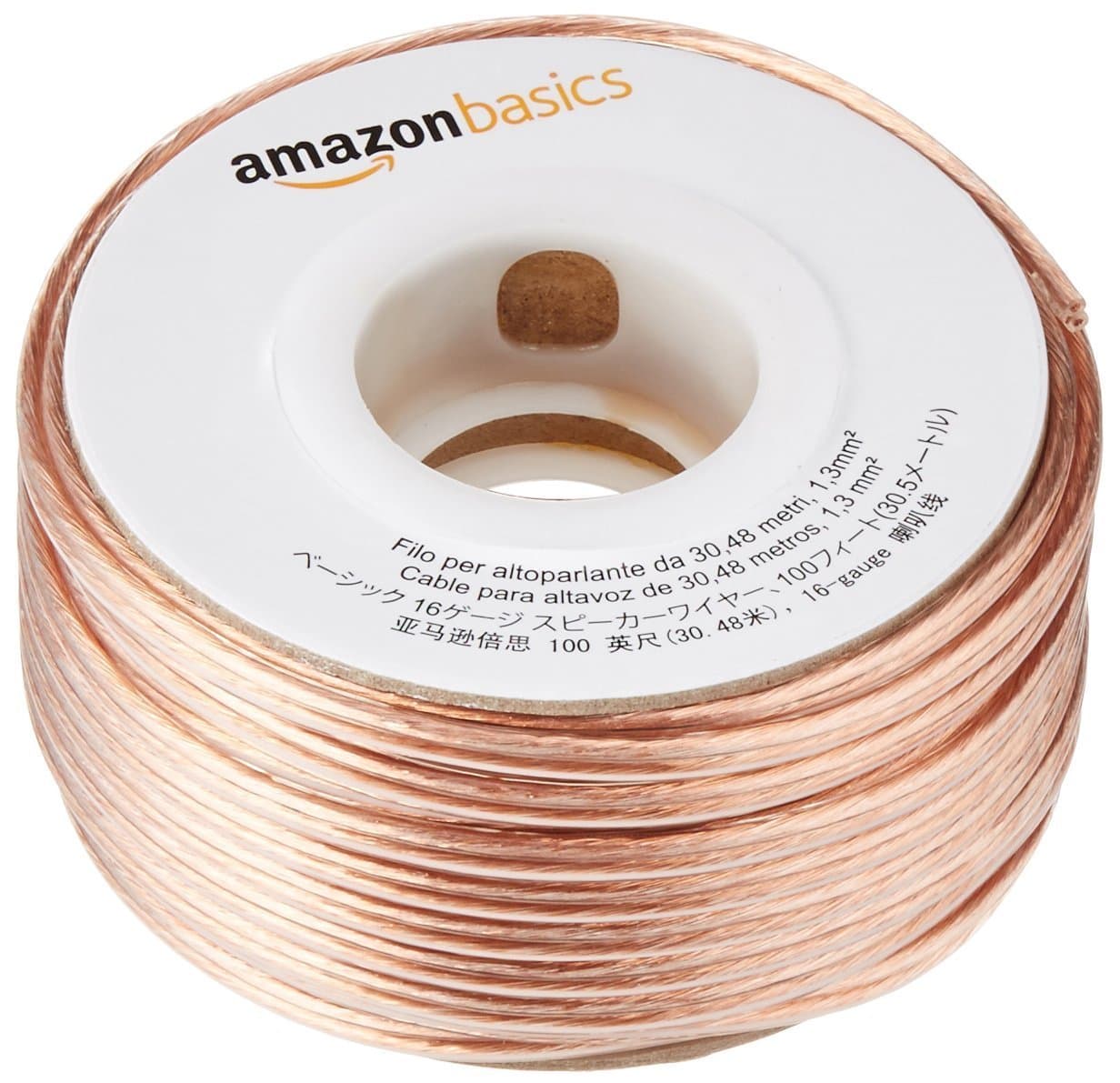 16-Gauge Speaker Wire 1.3 mm² - 30.48 m (100 feet), Bronze