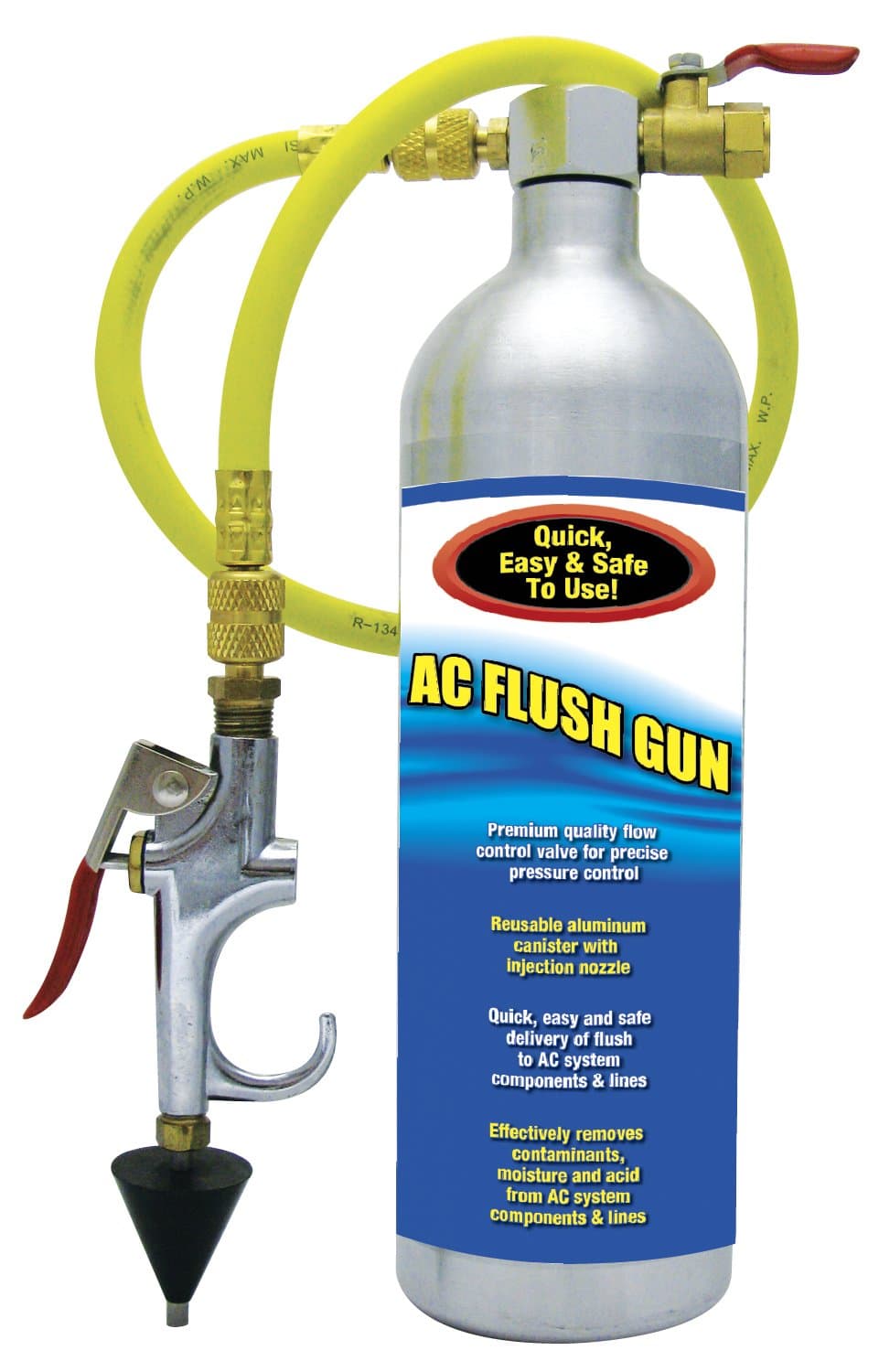 27361 A/C Flush Gun with Flow Control Valve and Improved Spray Head