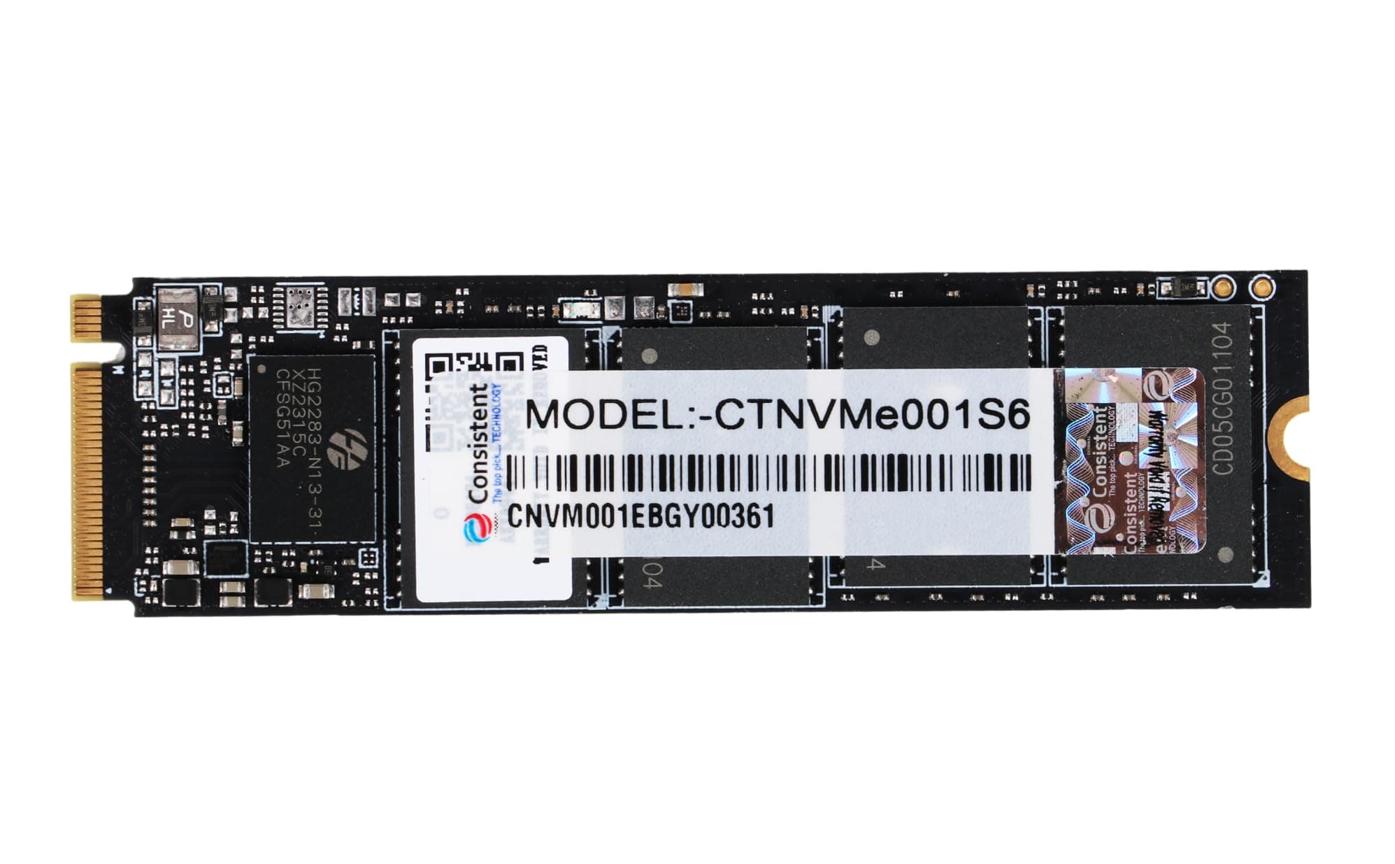 1 TB NVMe PCIe M.2 SSD 2280, 3D NAND with SLC Cache, Up to 3000MB/s, Ultra Low Power Consumption, Thermal Management and Silent Operation.| 5 Years Warranty.(CTNvme001S6)