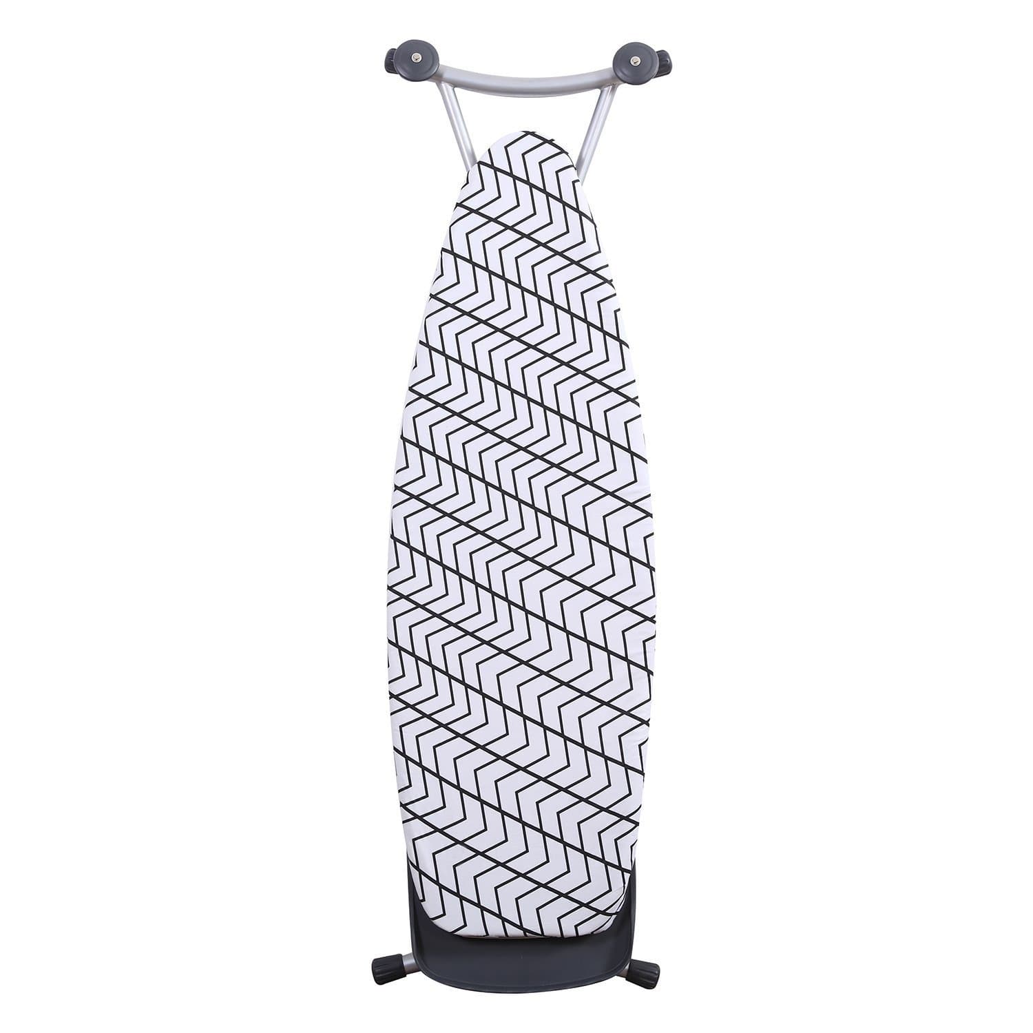 Time2Shop Adjustable Ironing Board Cover Scorch Resistant Coating - Extra Thick Padding (52x144cm, Polyline)